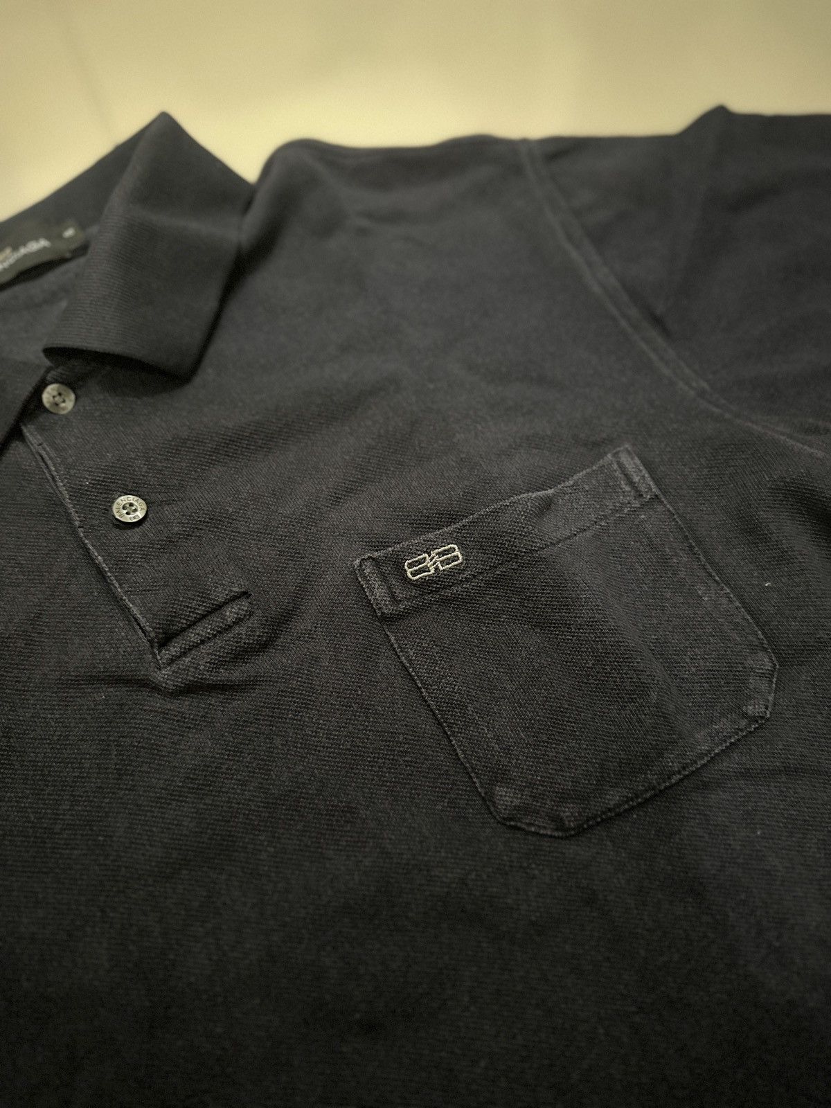 Balenciaga Balenciaga BB Polo Shirt Size US XL / EU 56 / 4 - 2 Thumbnail