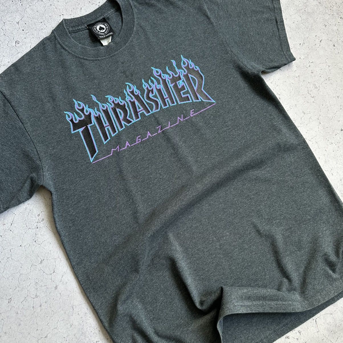 Thrasher × Vintage Vintage Thrasher Magazine Flame Tee Size US M / EU 48-50 / 2 - 2 Thumbnail