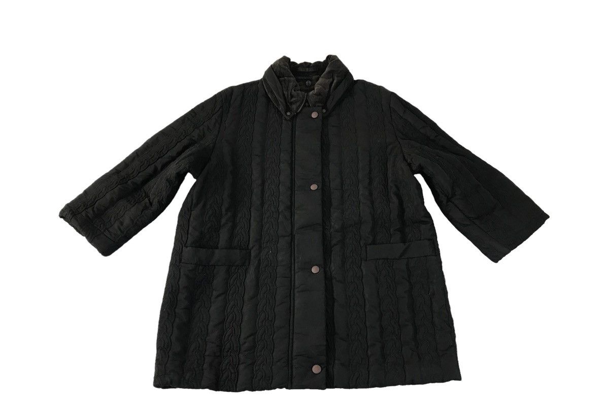 image of Vintage Cheby Impermeabili Padded Quilted Jacket Italian Designer in Black, Men's (Size Large)