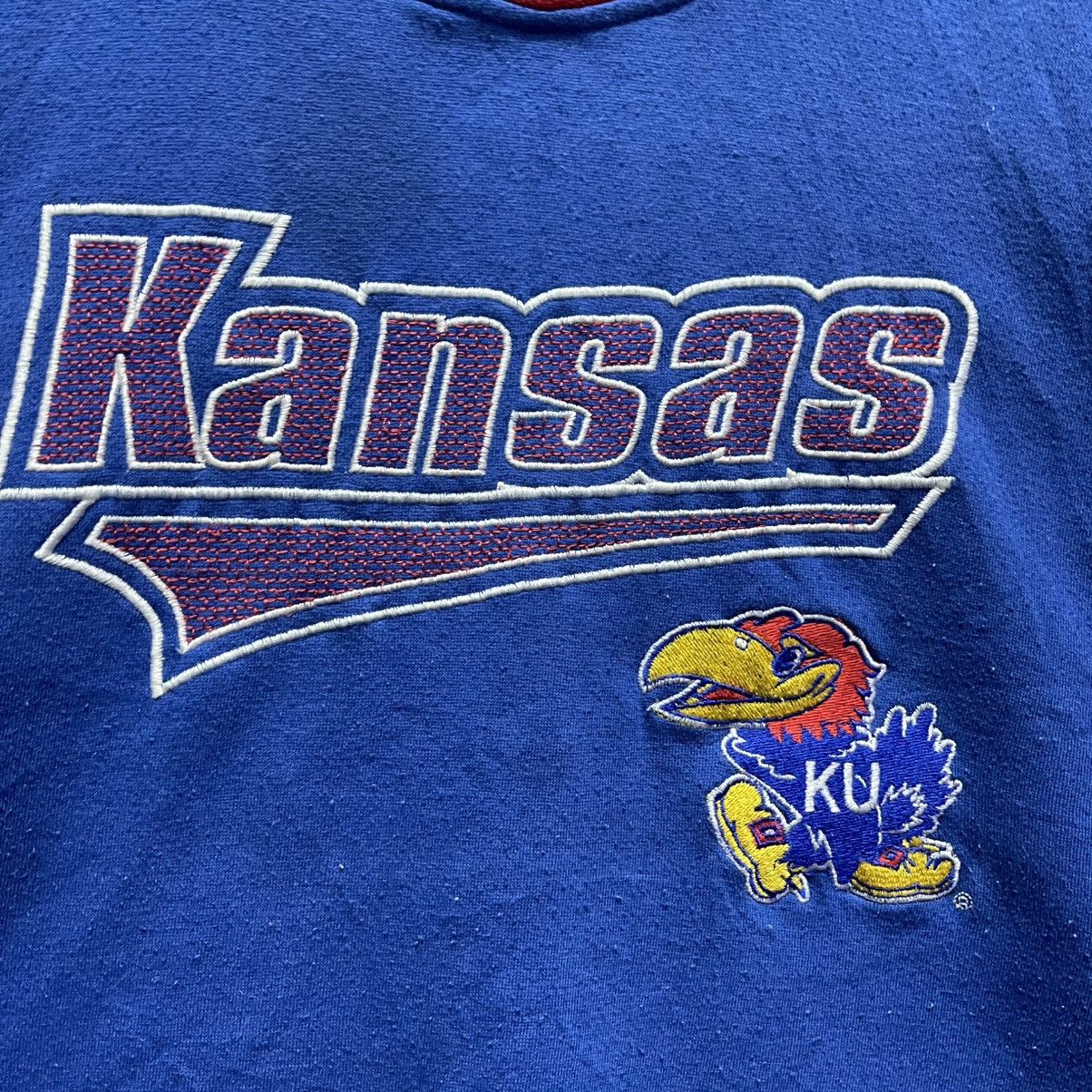 Starter Vintage Starter Kansas Jayhawks NCAA Crewneck Sweatshirt Size US XL / EU 56 / 4 - 6 Thumbnail