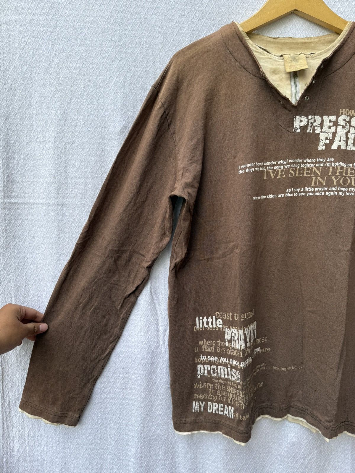 Hysteric Glamour Double Layer Poem Longsleeve Size US L / EU 52-54 / 3 - 7 Thumbnail
