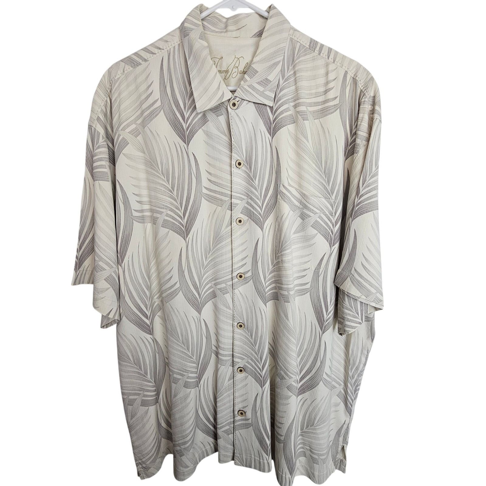 Tommy Bahama Vintage Tommy Bahama Men Silk Hawaiian Shirt XXL Palm Resort Size US XXL / EU 58 / 5 - 1 Thumbnail