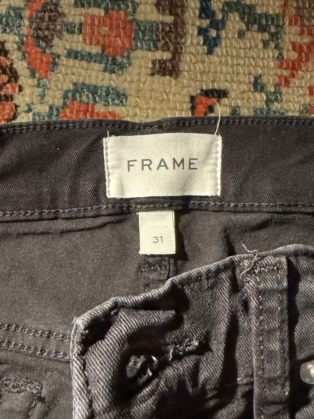 Frame Frame L’Homme slim black jeans size 31 Size US 31 - 3 Thumbnail
