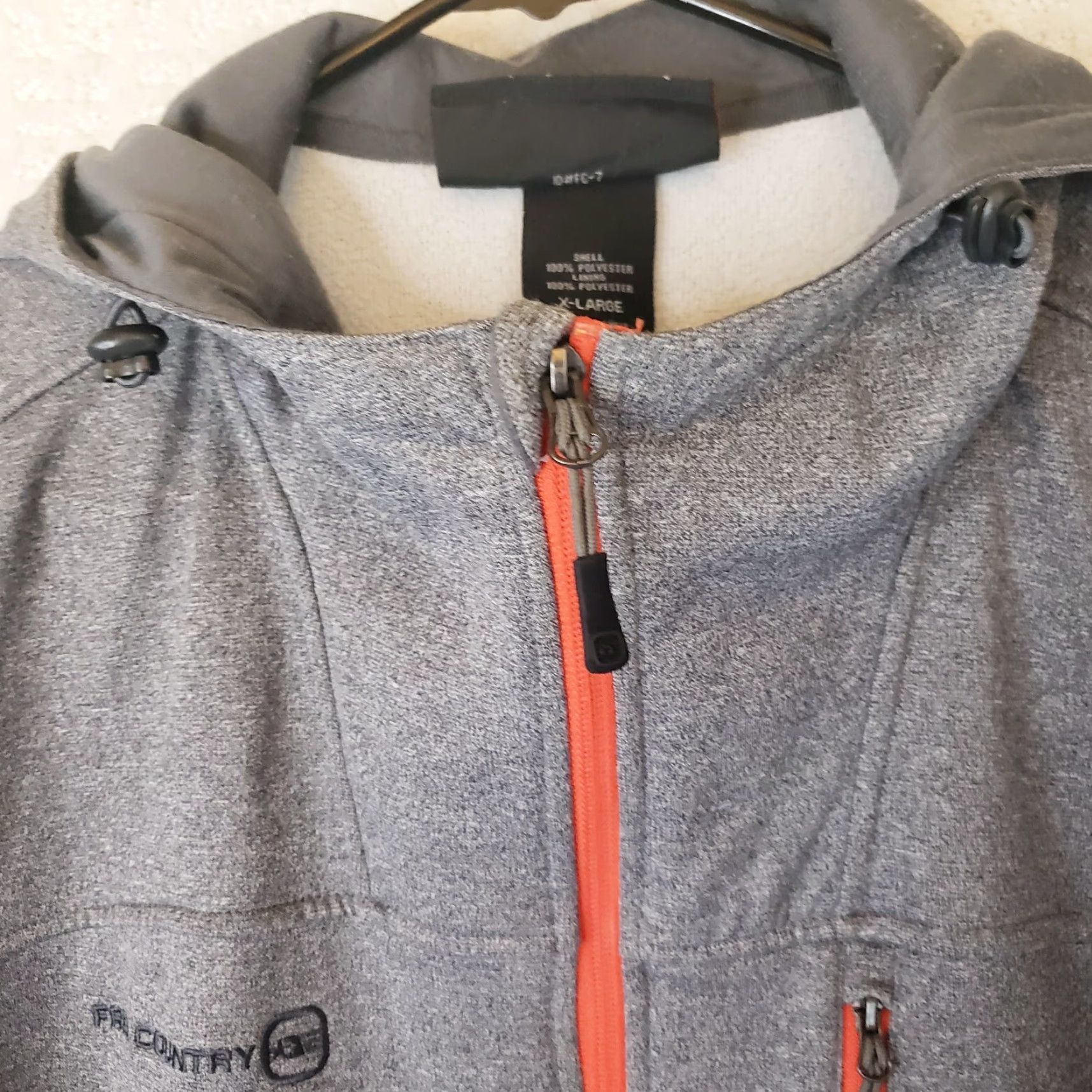 Free Country Free Country Jacket Mens XL Gray Full Zip Outdoor Performance Pockets Jacket Size US XL / EU 56 / 4 - 6 Thumbnail