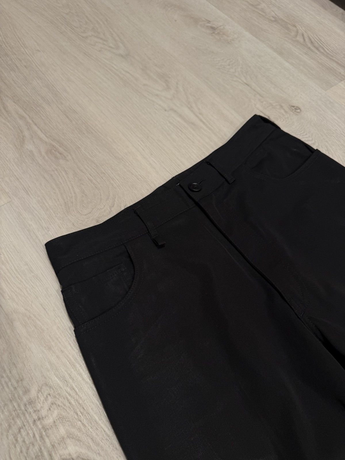 Balenciaga s/s 2021 wool denim cut wide leg pants!! Size US 28 / EU 44 - 3 Thumbnail
