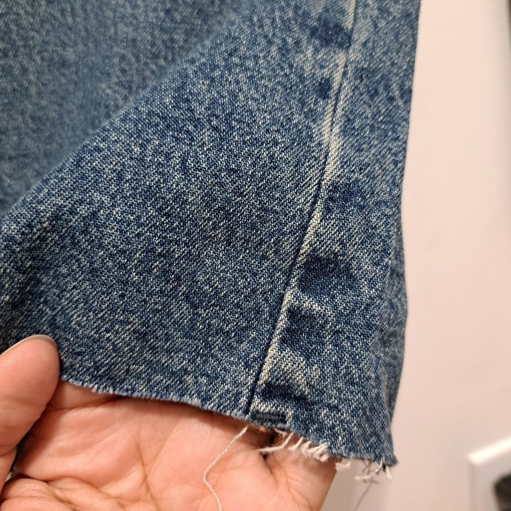 Other Refuge Y2K Cargo Cotton Distressed Wide Leg Raw Hem Jeans S Size 32" / US 10 / IT 46 - 10 Thumbnail