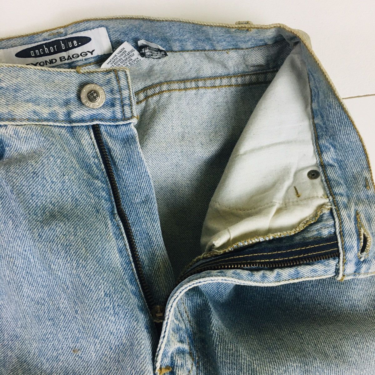 Anchor Blue Vintage Anchor Blue Baggy Jeans Size US 31 - 8 Thumbnail