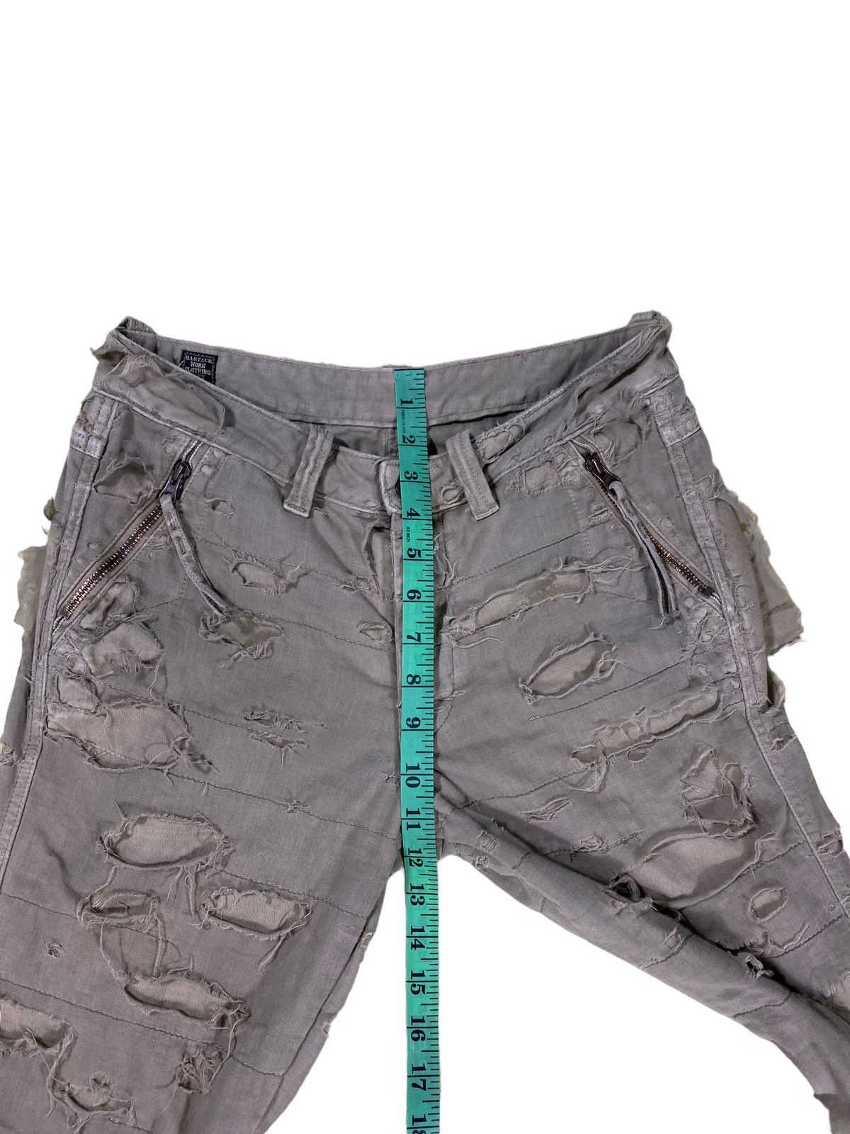 If Six Was Nine × Le Grande Bleu (L.G.B.) × PPFM Vintage Bartack Distressed Pants S Size Size US 28 / EU 44 - 13 Thumbnail