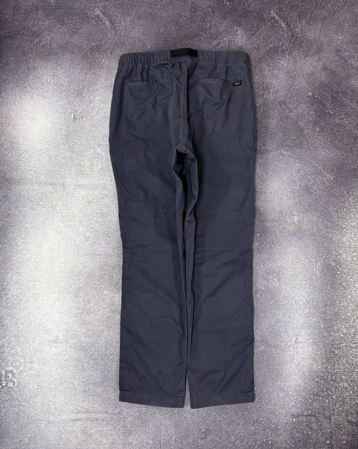 Polo Ralph Lauren Polo Ralph Lauren Men’s Navy Blue Classic Fit Belted Pants Size US 36 / EU 52 - 2 Thumbnail