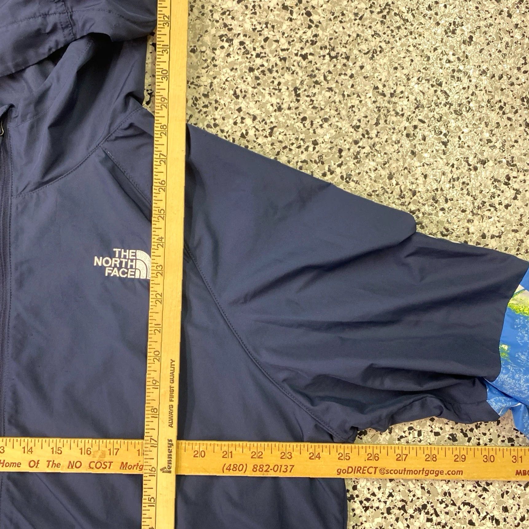 The North Face The North Face Jacket Mens XL Blue Green Hooded Zip Up Size US XL / EU 56 / 4 - 3 Thumbnail