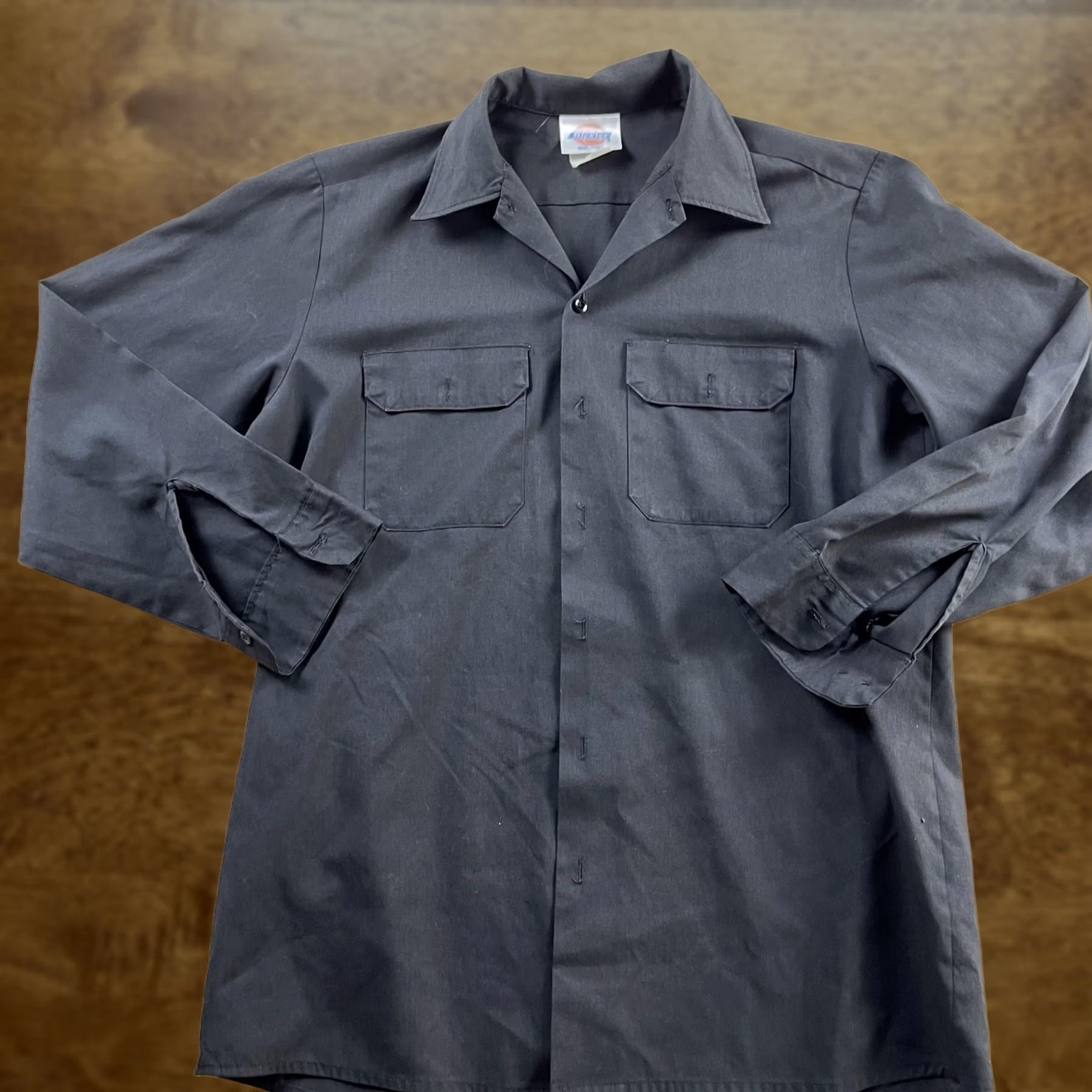Dickies Dickies Shirt Mens Large Black Long Sleeve Button-Up Workwear Twill Casual Y2K Size US L / EU 52-54 / 3 - 1 Thumbnail