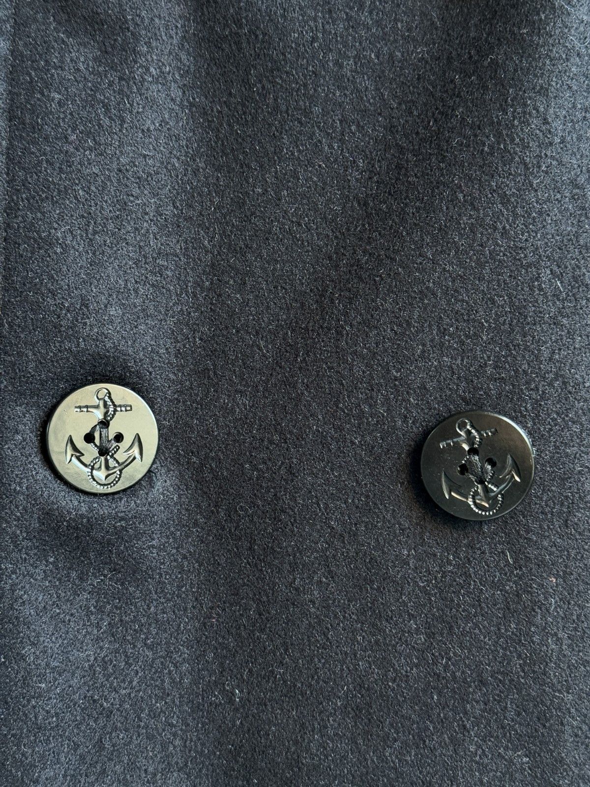 Vintage 1974 Vintage US Navy Wool Pea Coat Military Archive 38L Size US M / EU 48-50 / 2 - 4 Thumbnail