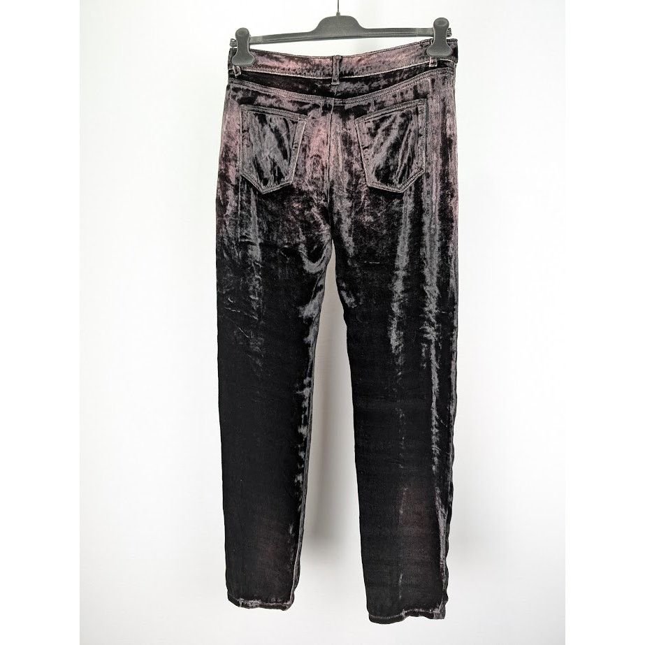 Saint Laurent Paris o1rshd1 Skinny 5 Pockets Pants Devore Pelo Black Light Beach Size US 30 / EU 46 - 10 Thumbnail