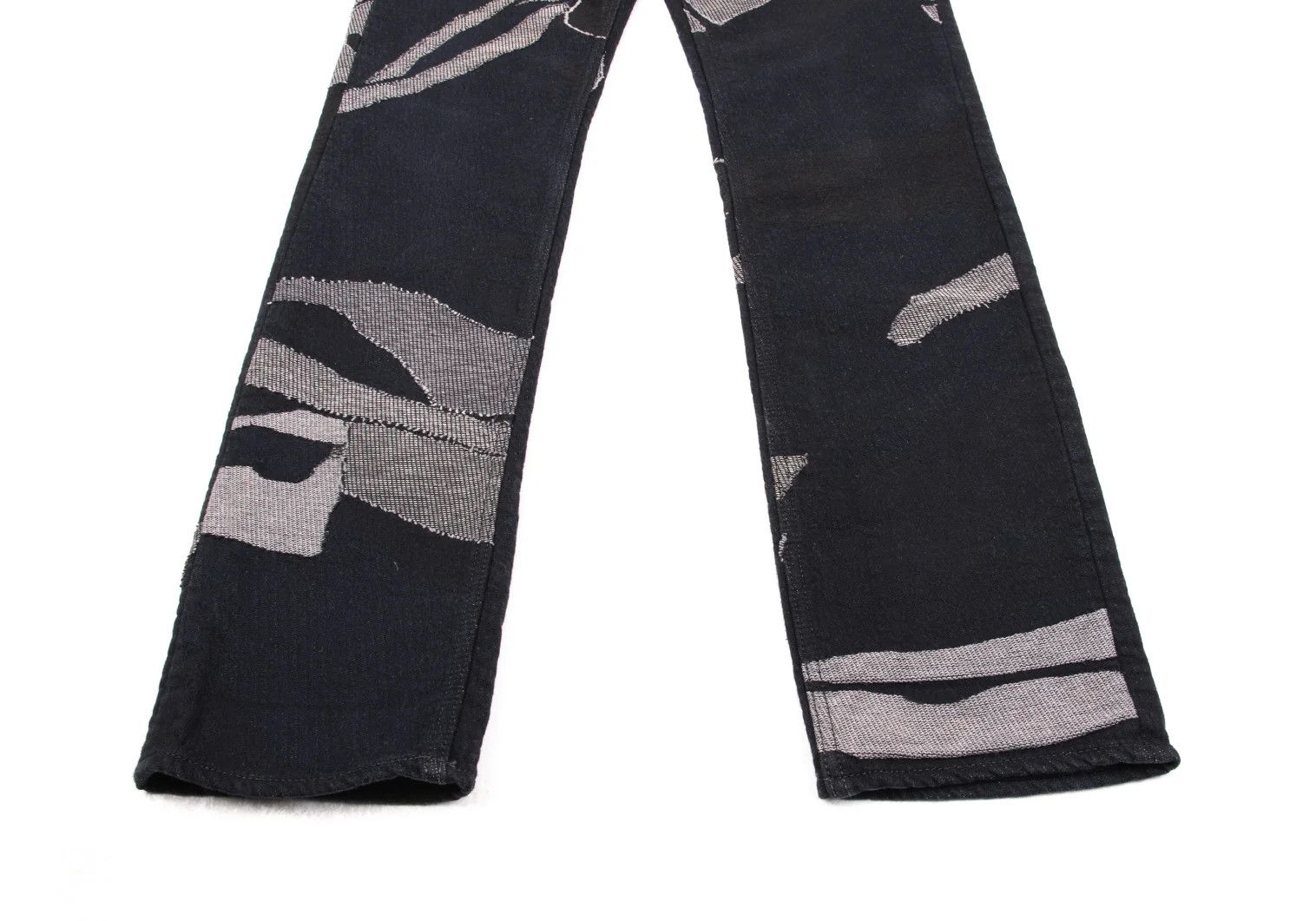 Issey Miyake Graphic Jacquard Denim Pants in Indigo Black and More Size US 38 / EU 54 - 11 Thumbnail
