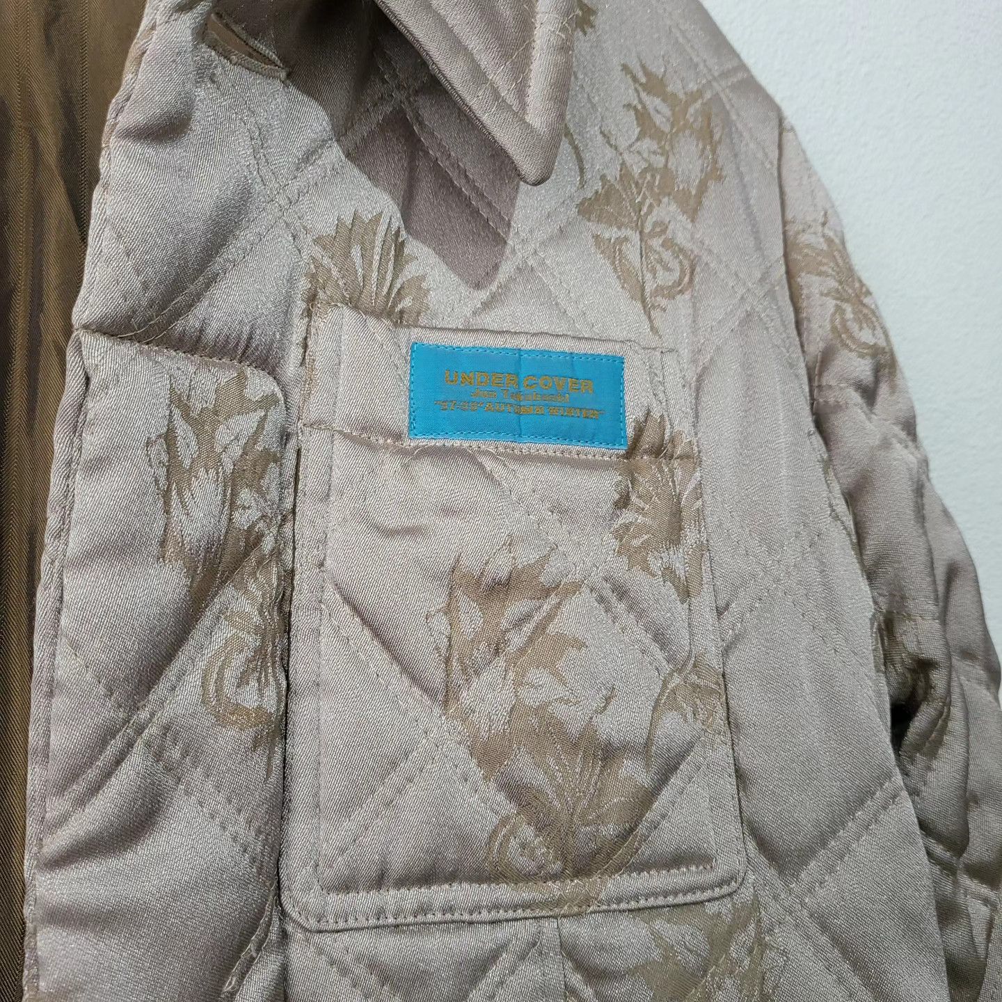 Undercover Undercover 97aw "Leaf" quilted brocade duvet coat Size ONE SIZE - 3 Thumbnail
