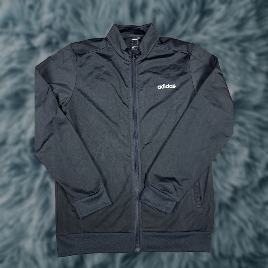 Adidas Adidas Track Jacket Black Mens M Full Zip Bomber Jacket Size US M / EU 48-50 / 2 - 1 Thumbnail