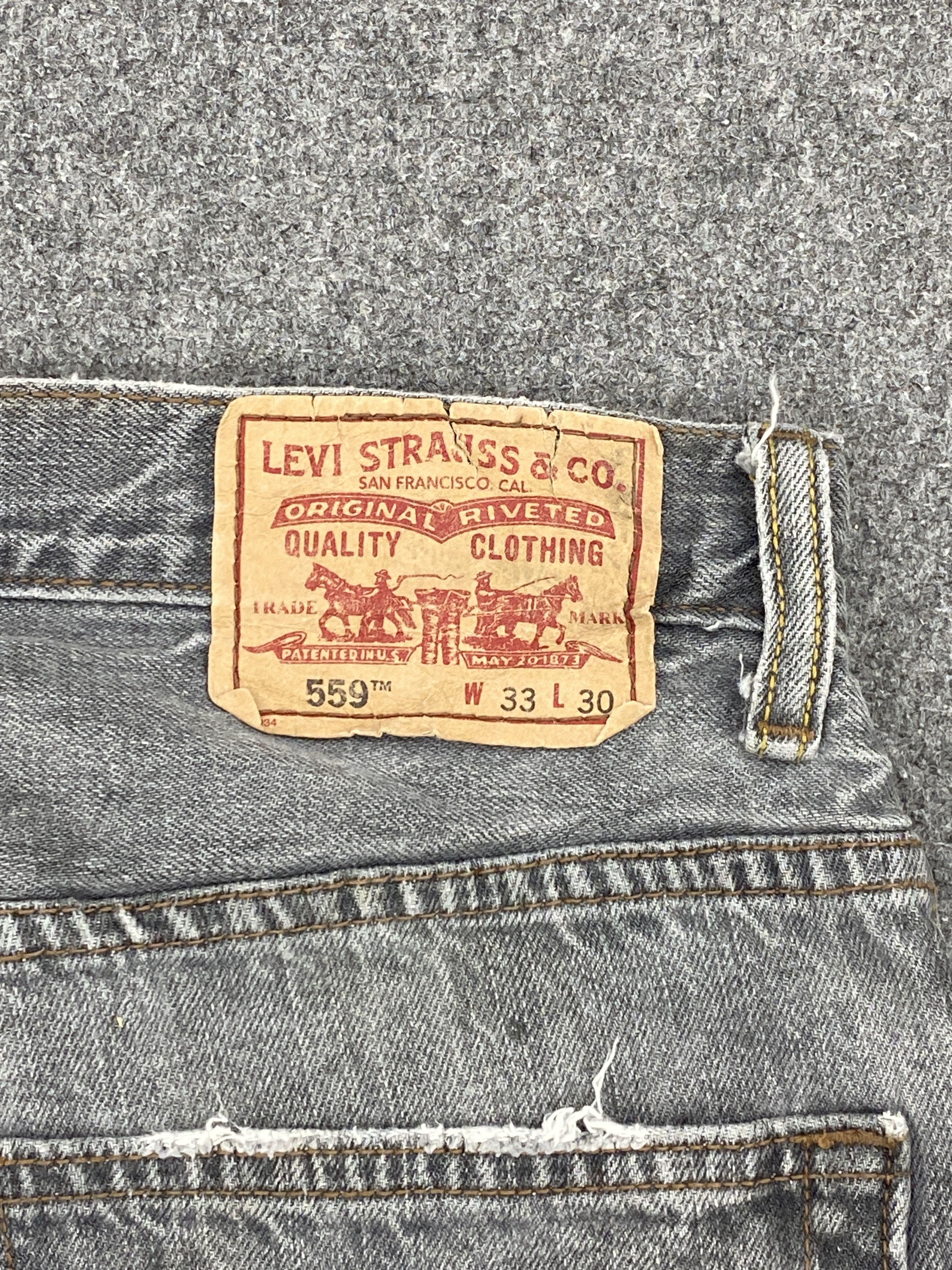 Levi's Distressed Vintage Levis 559 Splatter Paint Jeans DP2680 Size US 32 / EU 48 - 5 Thumbnail