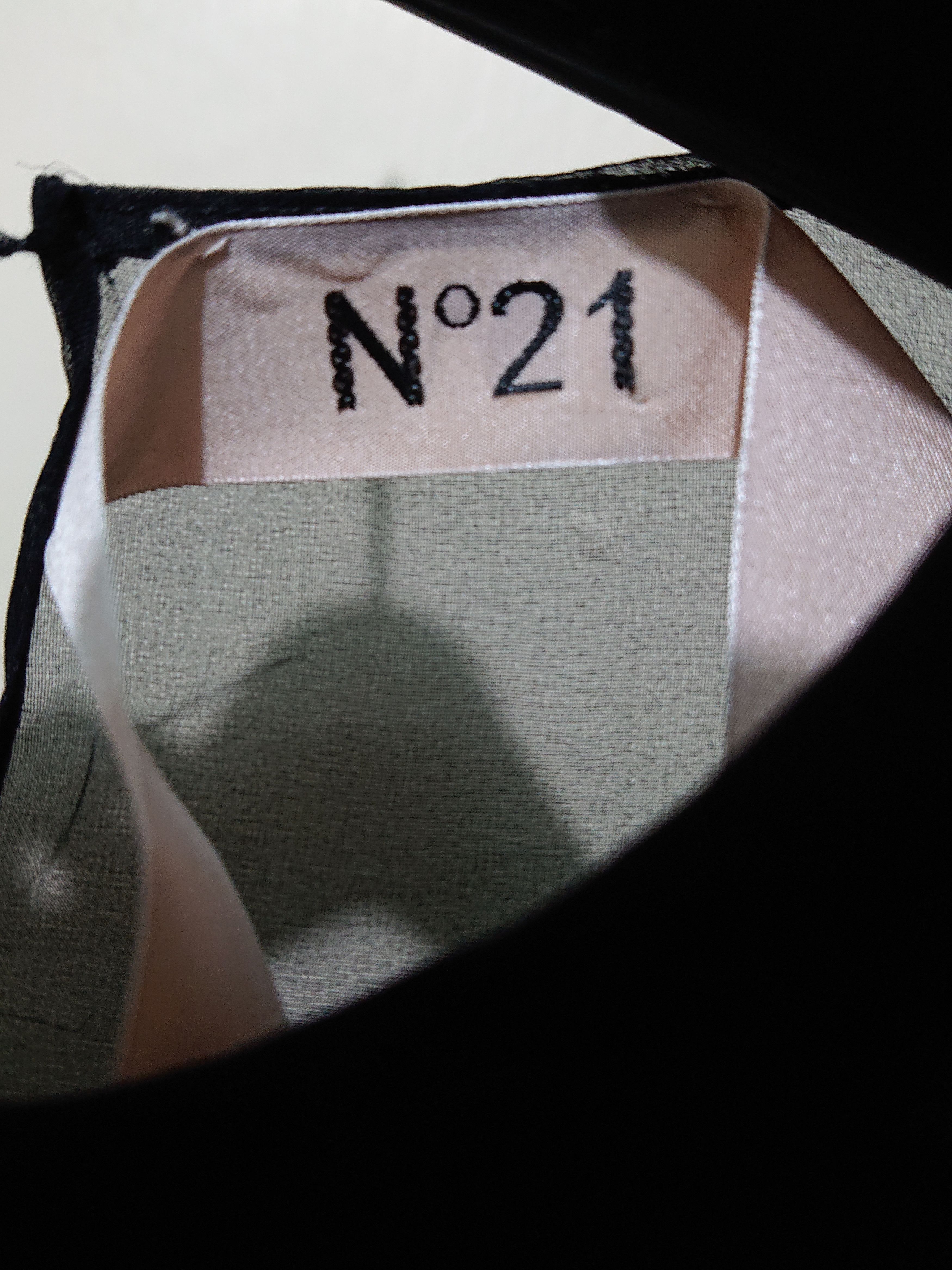 N21 N°21 BLACK SHIRT PLEATED/RUFFLES ORGANZA Size S / US 4 / IT 40 - 2 Thumbnail
