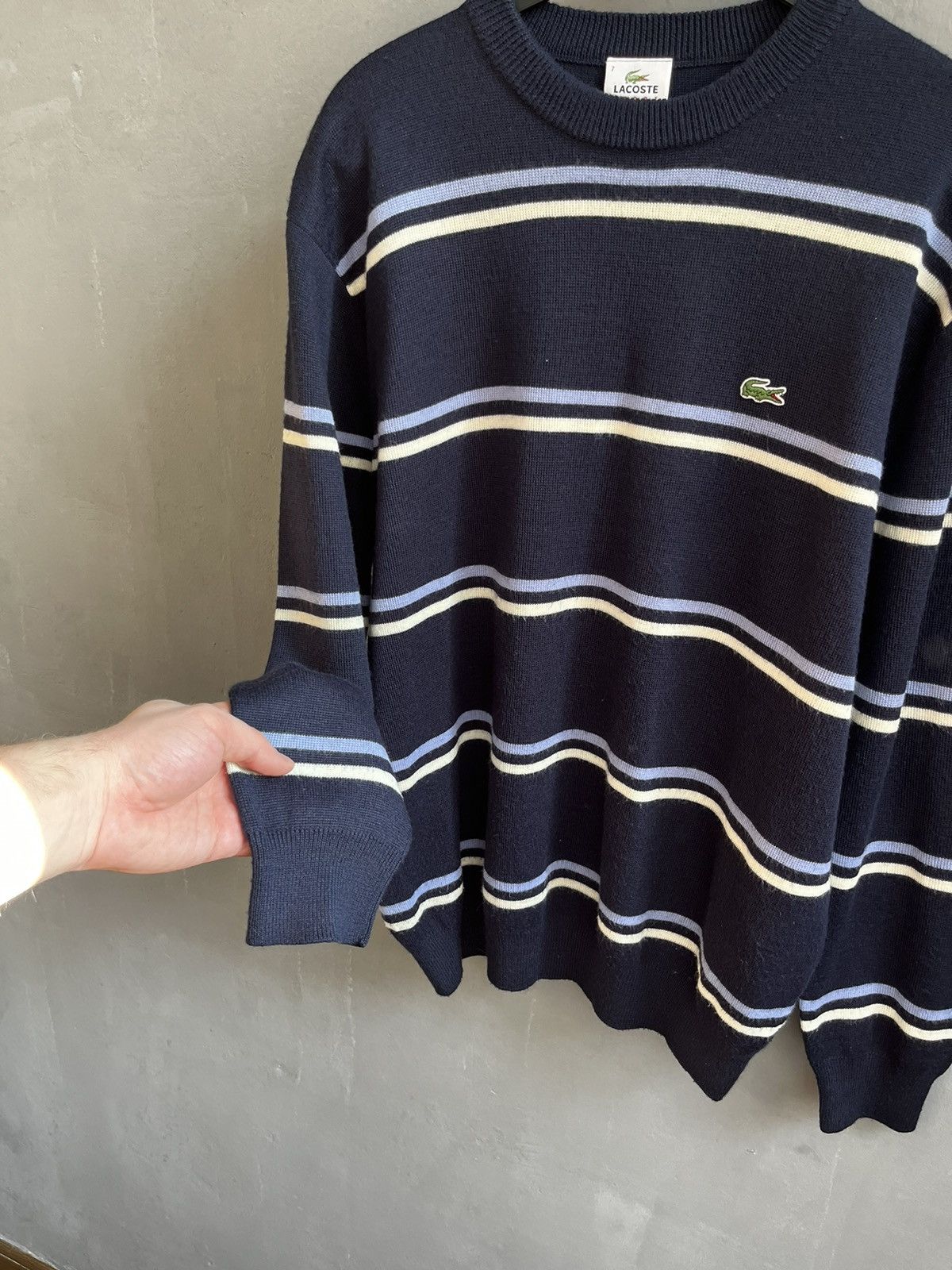 Lacoste × Vintage Lacoste sweater vintage Size US L / EU 52-54 / 3 - 6 Thumbnail
