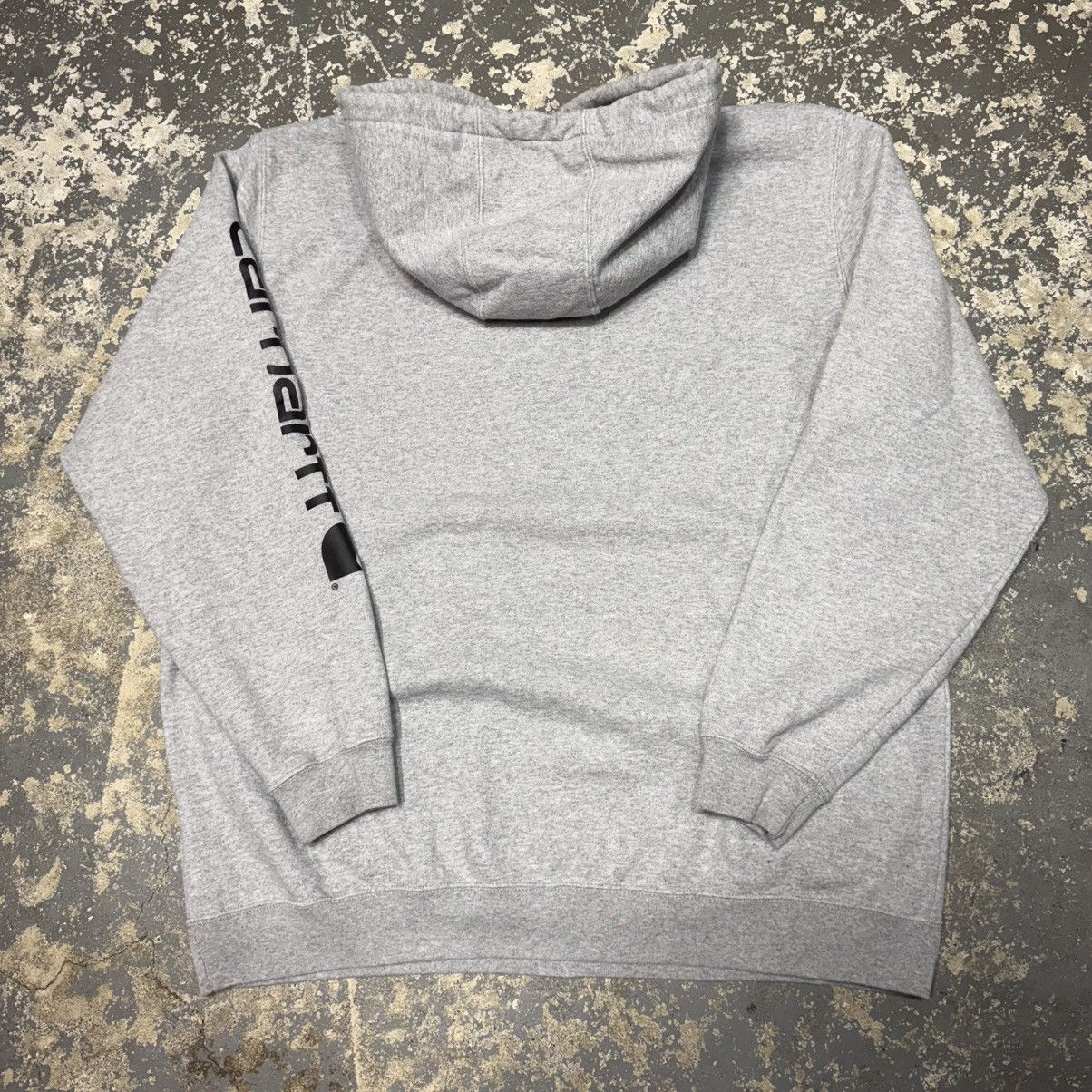 Carhartt Vintage Carhartt Grey Hoodie Sweatshirt Size US XL / EU 56 / 4 - 6 Thumbnail
