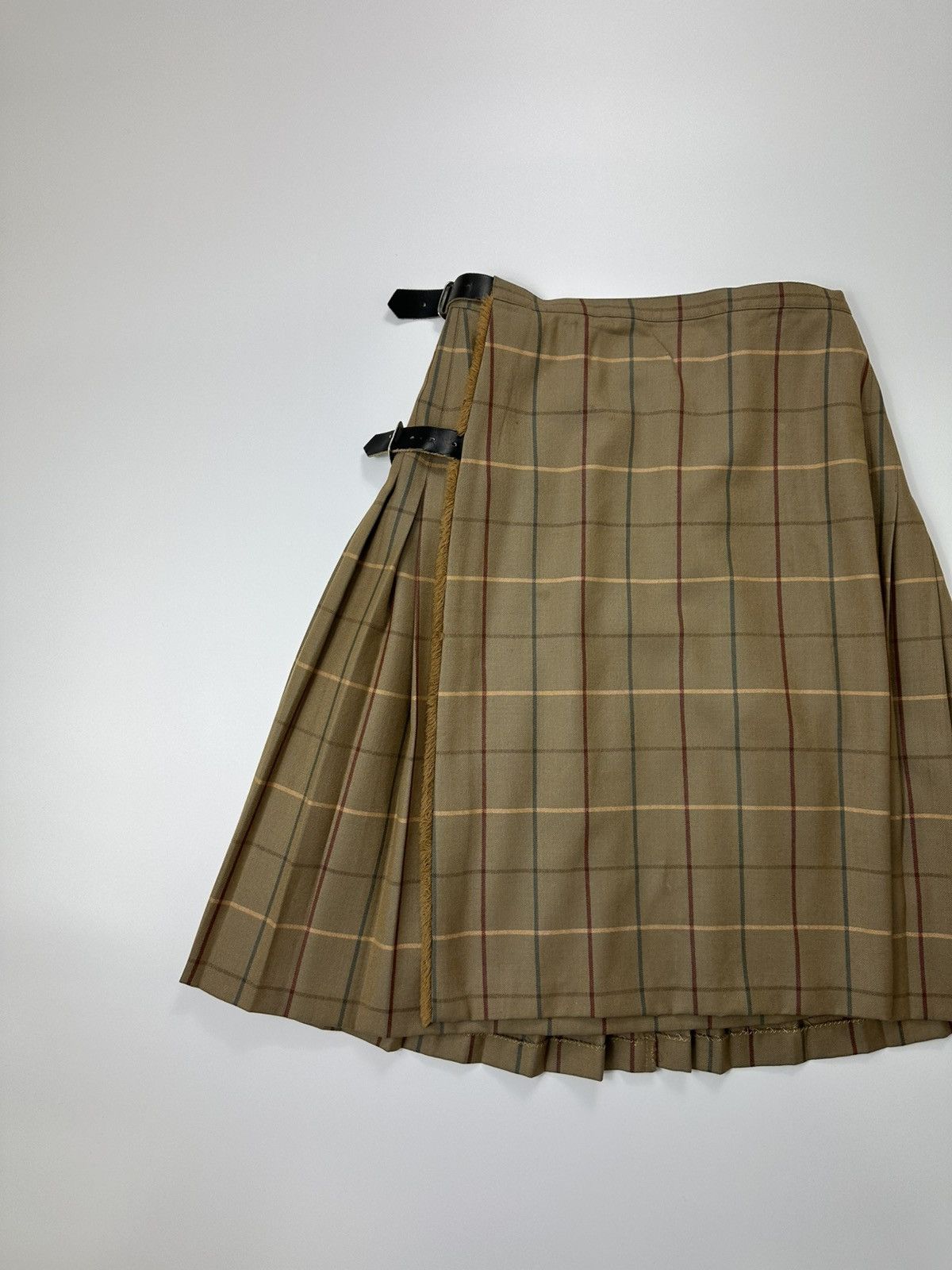 90's Burberrys Vintage Wool Skirt Nova Check