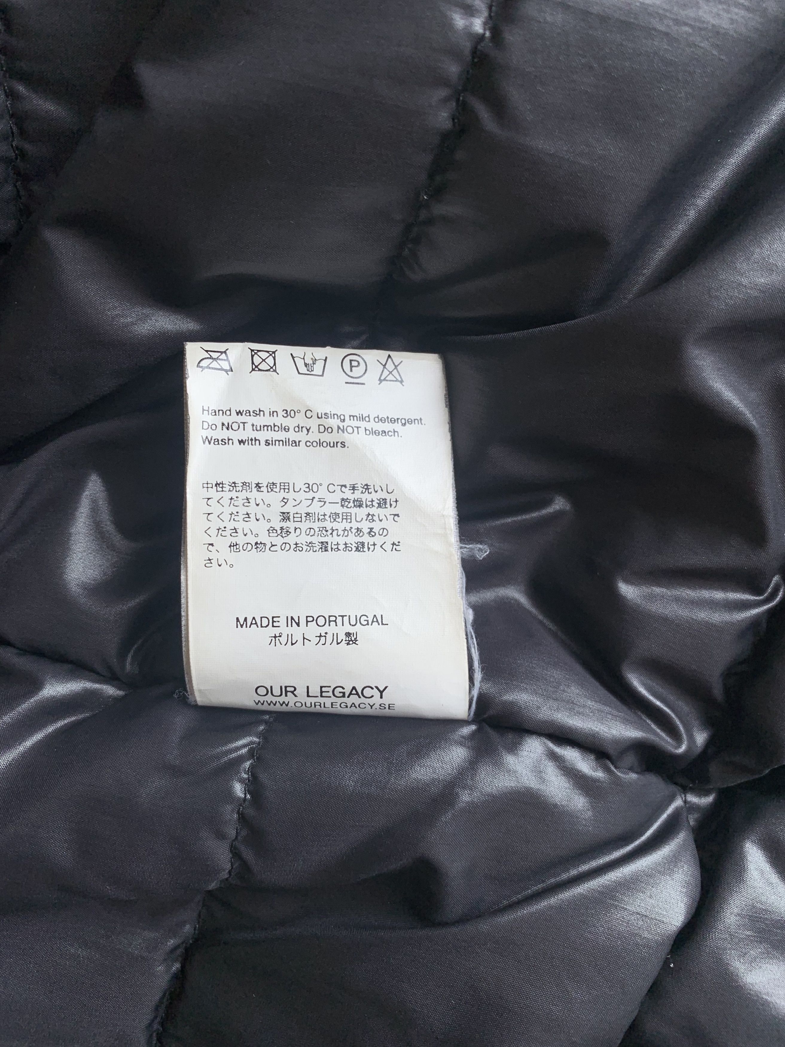 Our Legacy Black Wave Bomber Size US S / EU 44-46 / 1 - 9 Thumbnail