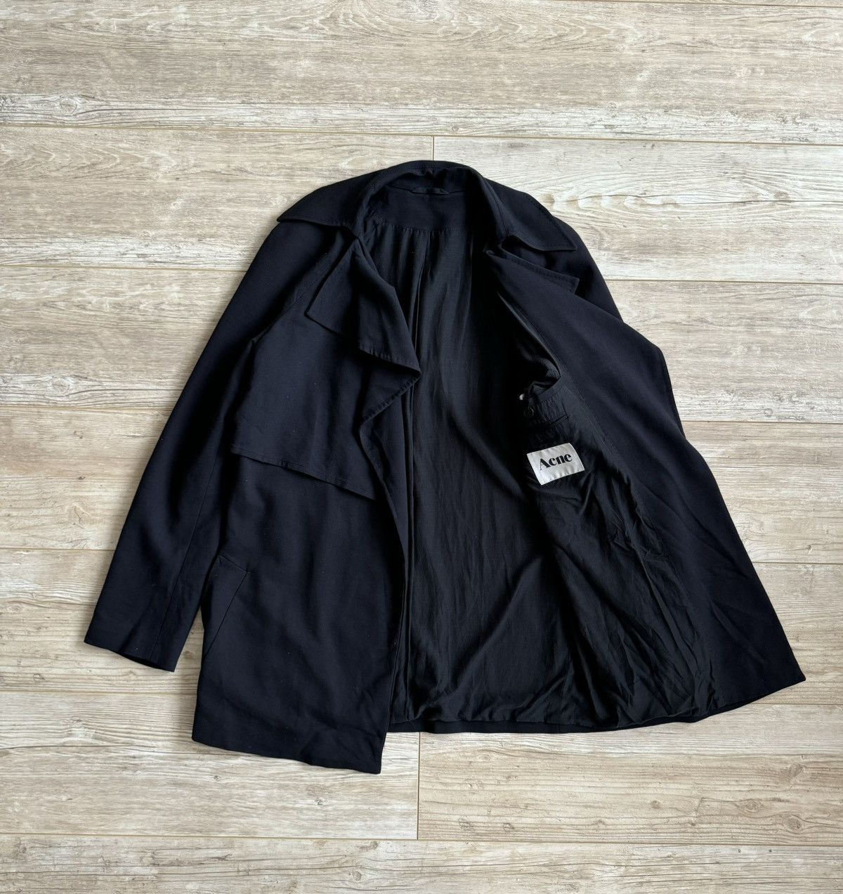 Acne Studios Acne Studios Viscose Trench Coat Size S / US 4 / IT 40 - 6 Thumbnail