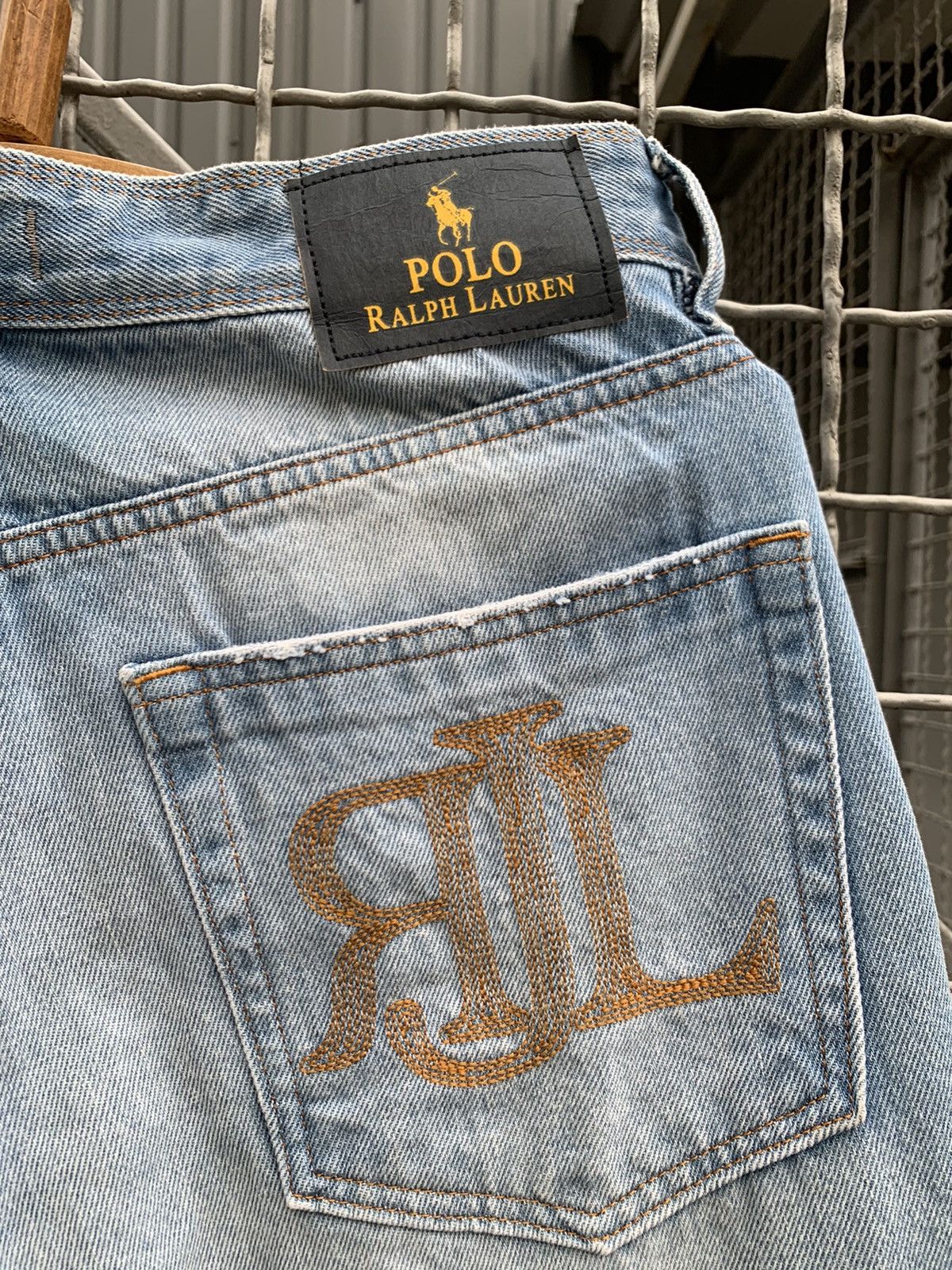 Polo Ralph Lauren Polo Ralph Lauren Blue Baggy Jeans Affliction Size US 34 / EU 50 - 4 Thumbnail