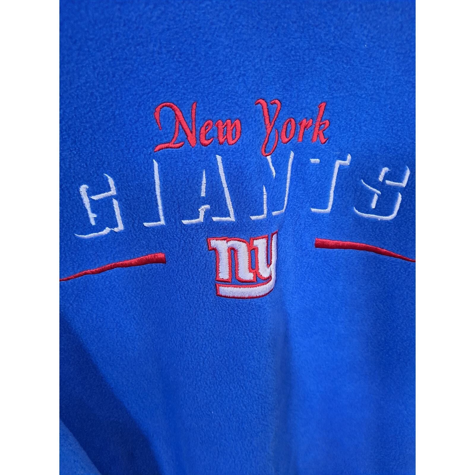 Other The Edge Blue Fleece New York Giants Long Sleeve Sweatshirt Size US L / EU 52-54 / 3 - 3 Thumbnail