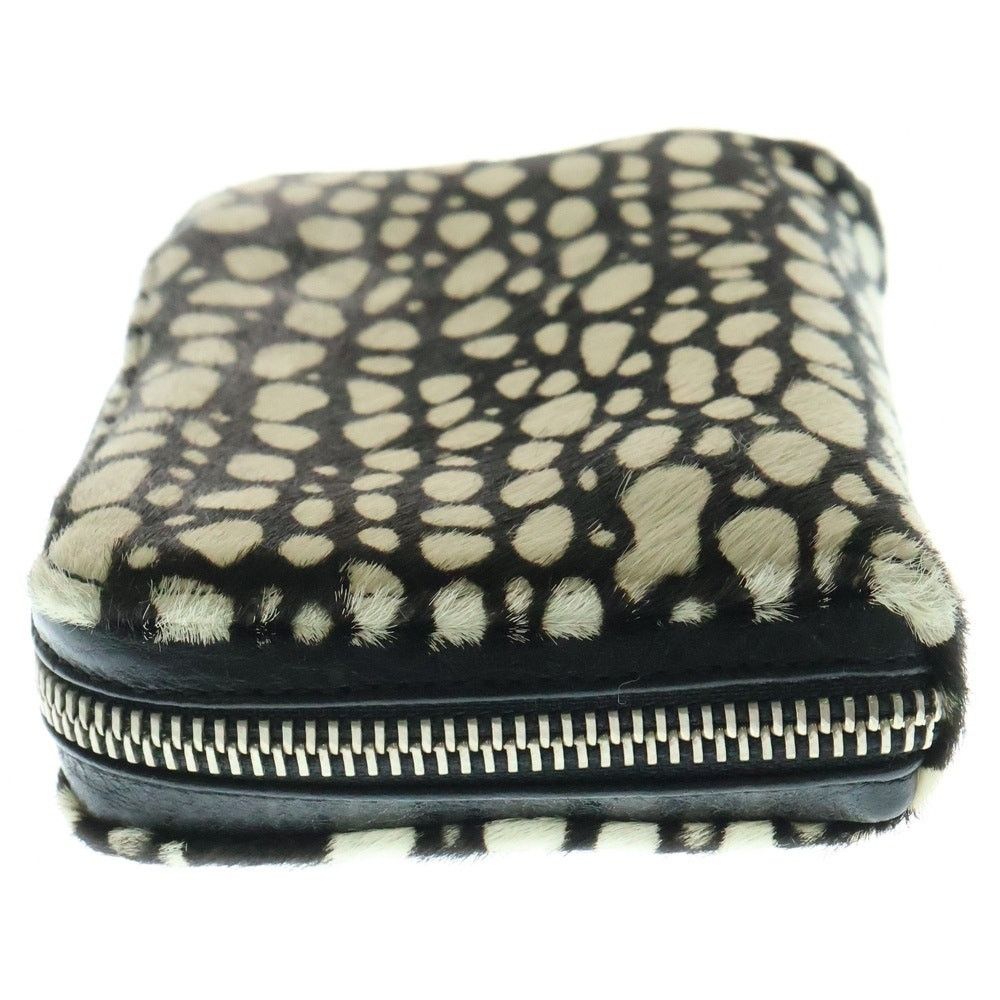 Chrome Hearts Leopard Haraco Long Wallet Beige