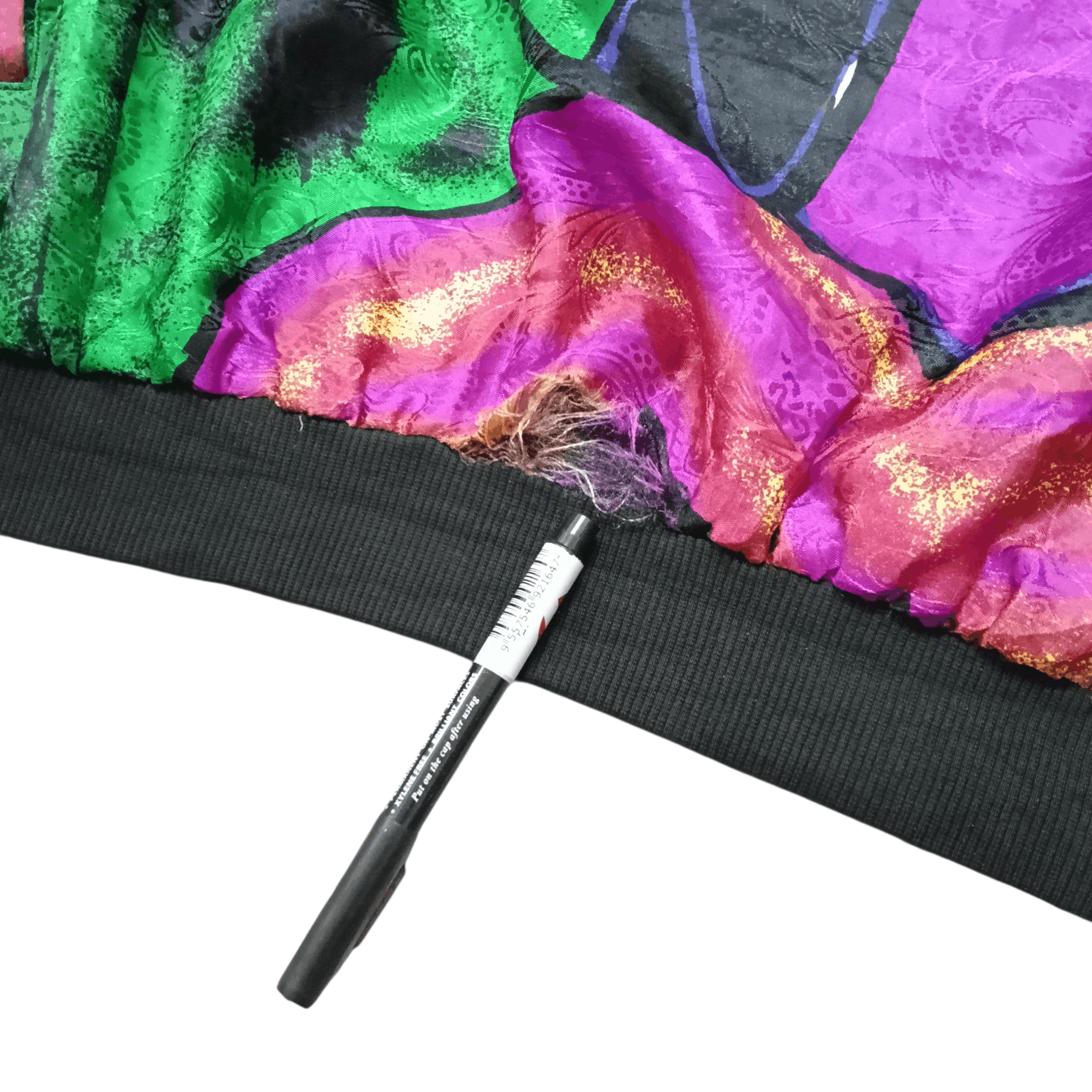 Vintage Vintage 90s Picasso Art Polyester Satin Bomber Jacket. Size US L / EU 52-54 / 3 - 9 Thumbnail