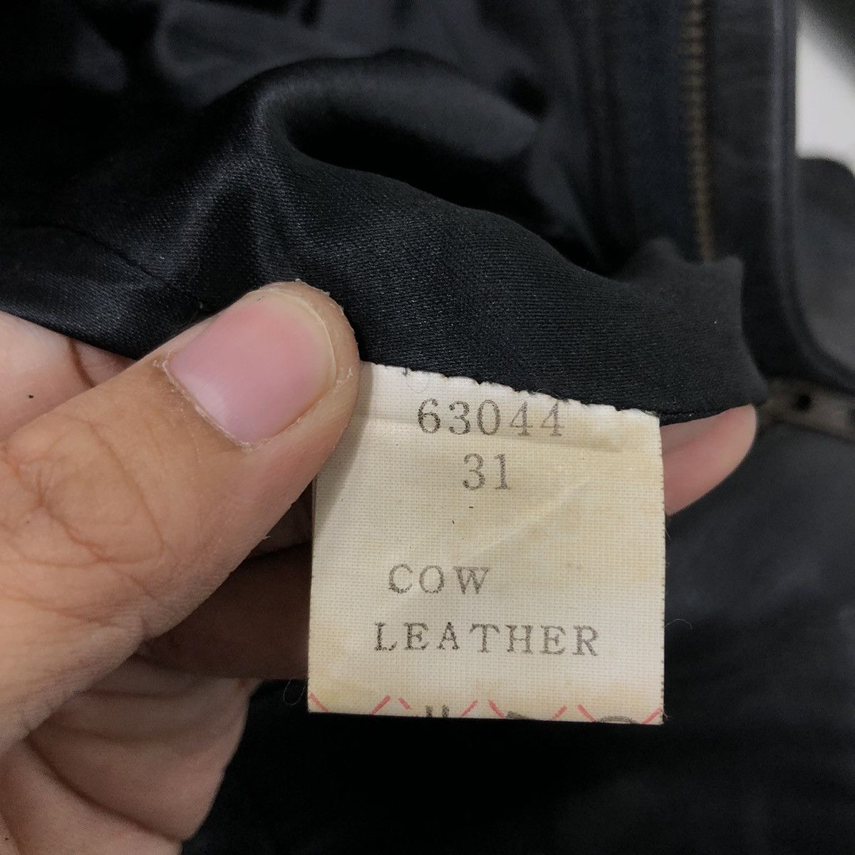 Genuine Leather 📌Vintage Biker Genuine Leather Pants BBH Clothing Size US 31 - 17 Thumbnail