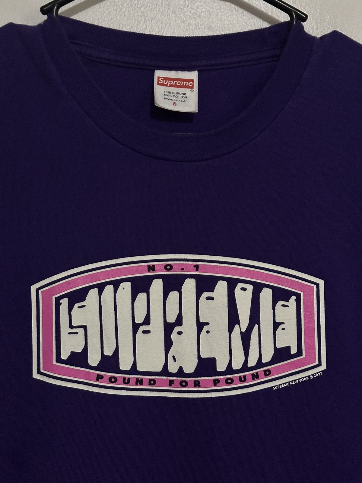 Supreme Supreme Pound Tee Size US S / EU 44-46 / 1 - 2 Thumbnail