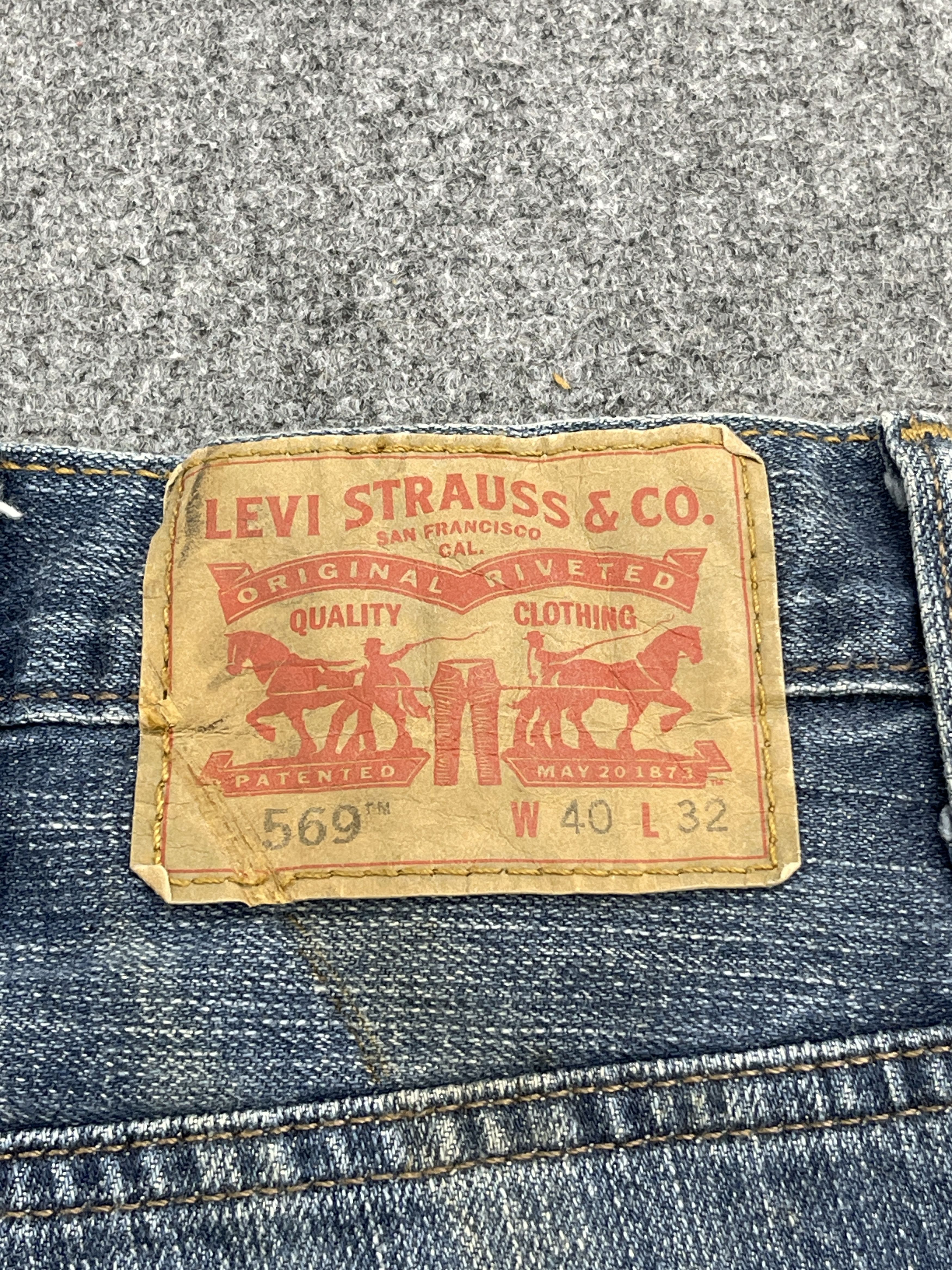 Levi's Vintage Levis 569 Light Blue Jeans DP1955 Size US 40 / EU 56 - 5 Thumbnail
