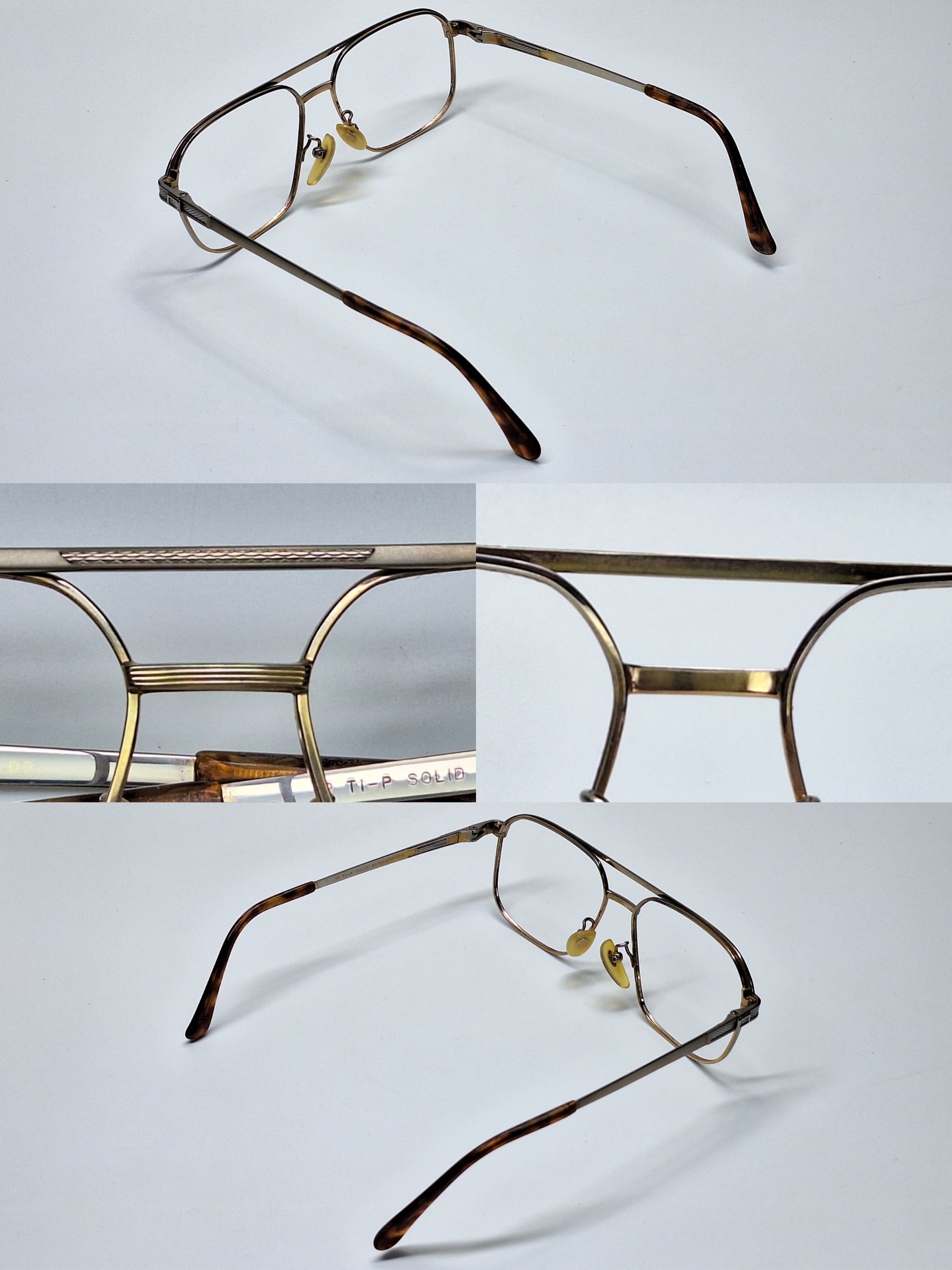 Other CONTINENTAL XO-02 Titanium Double Bridge Eyeglasses frame Size ONE SIZE - 9 Thumbnail