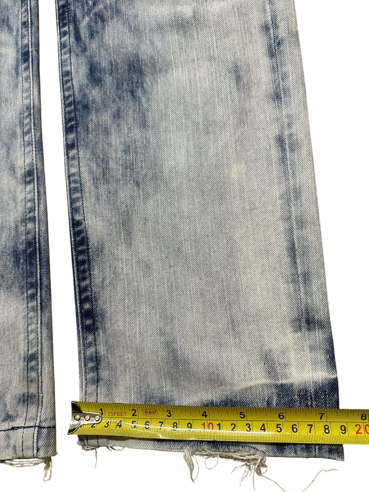 If Six Was Nine Vintage Japanese Brand Acid Wash Style Distress Style Jeans Size US 34 / EU 50 - 18 Thumbnail
