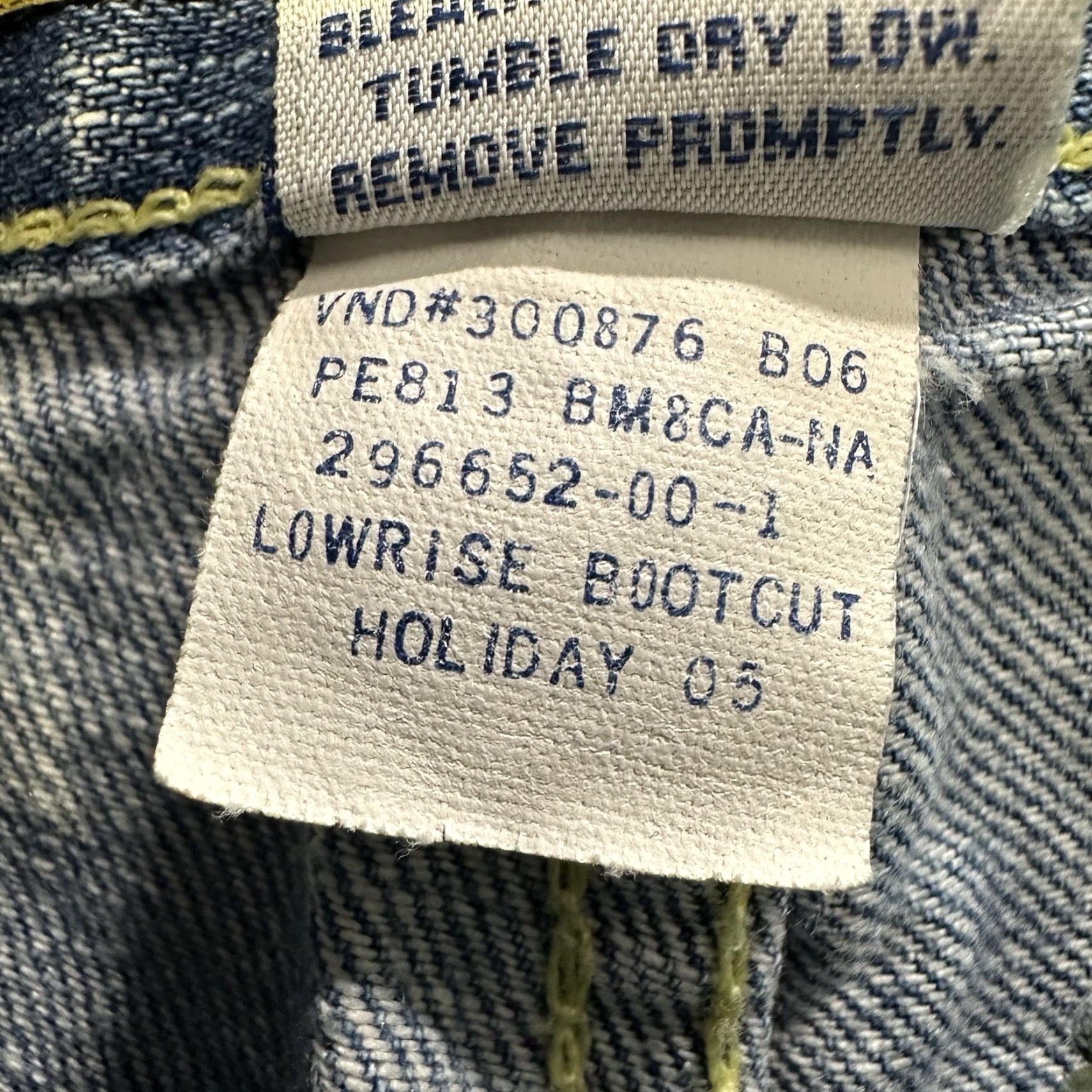 Old Navy Old Navy Jeans Bootcut Womens 6 XS 30x30 Denim Blue Vintage Y2K Low Rise Jeans Size 30" / US 8 / IT 44 - 5 Thumbnail