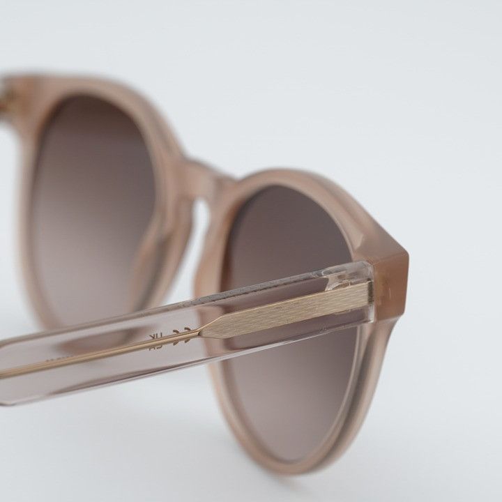 Salvatore Ferragamo Salvatore Ferragamo SF1068S 278 Sunglasses Sand Round Frame Size ONE SIZE - 6 Thumbnail