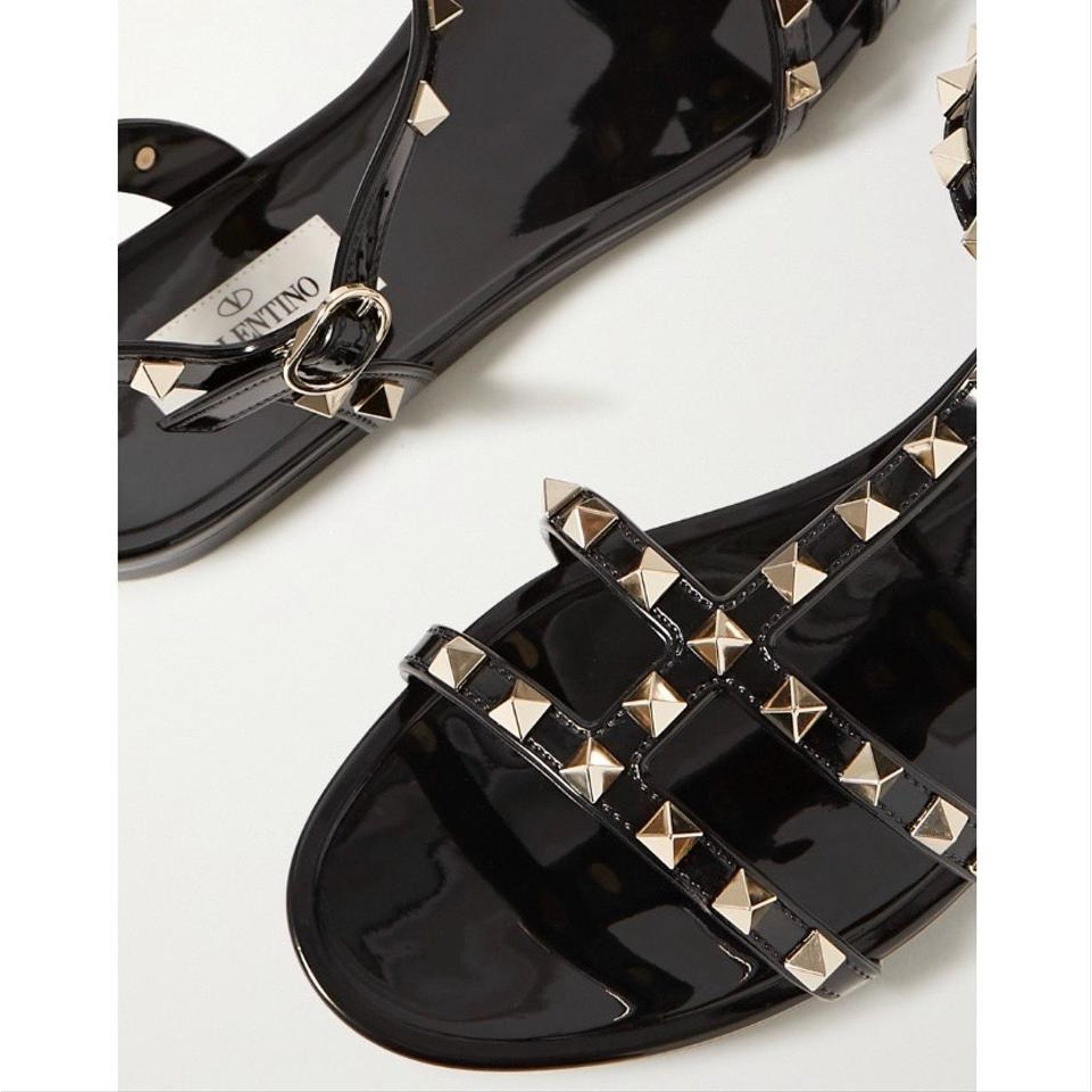 Valentino VALENTINO GARAVANI Rockstud rubber sandals Size US 6 / IT 36 - 5 Thumbnail