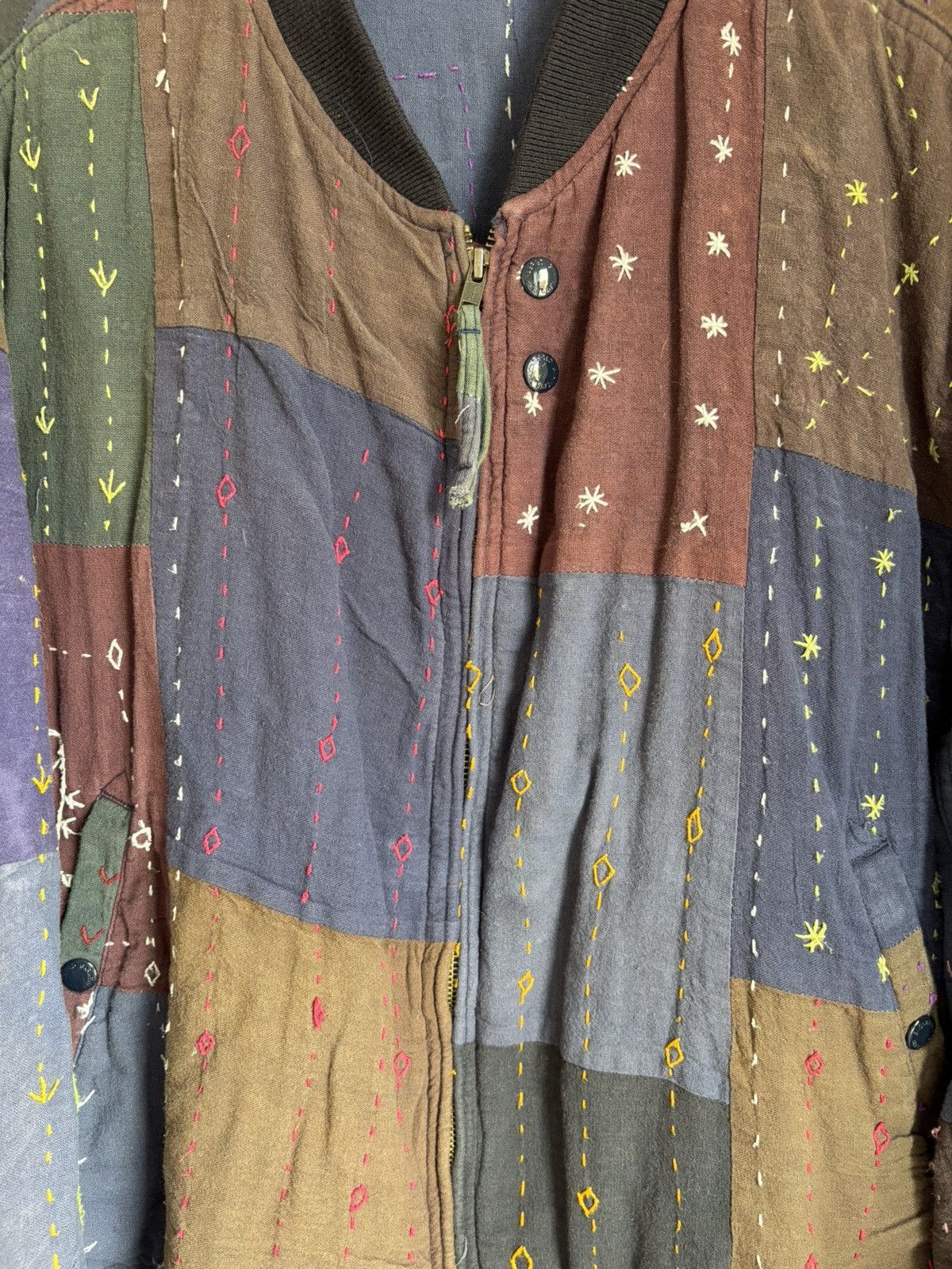 Engineered Garments Engineered Garments sashiko bomber jacket Size US S / EU 44-46 / 1 - 3 Thumbnail