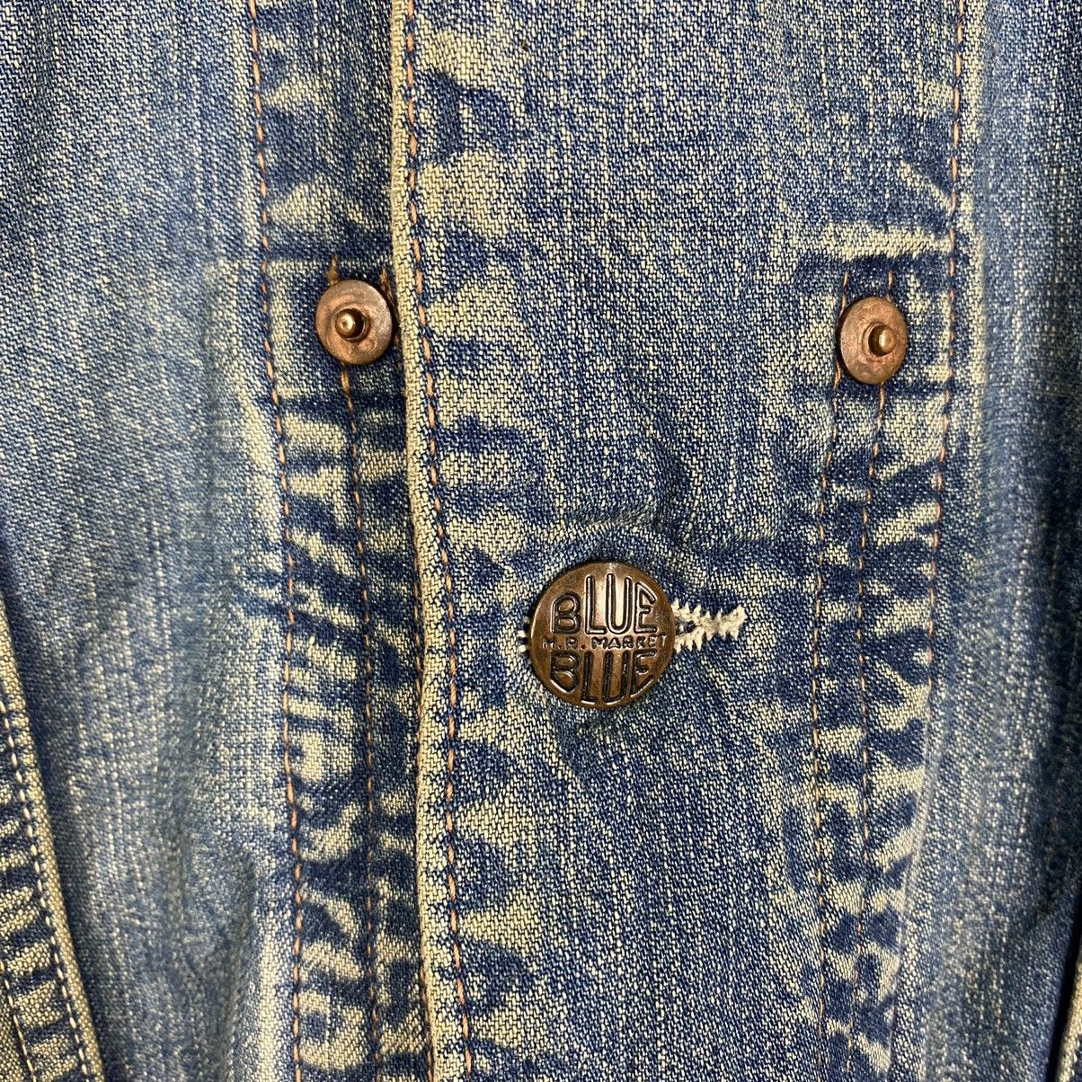 Blue Blue Japan Vintage BLUE BLUE ARIGATO Denim Chore Jacket Size US M / EU 48-50 / 2 - 7 Thumbnail