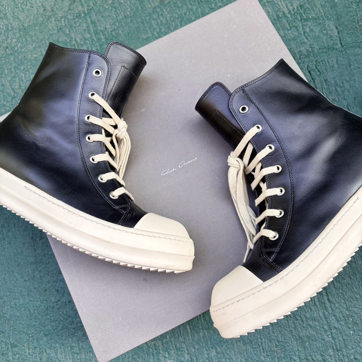 Rick Owens Rick Owens Mainline Leather Ramones High Size US 8 / EU 41 - 20 Thumbnail
