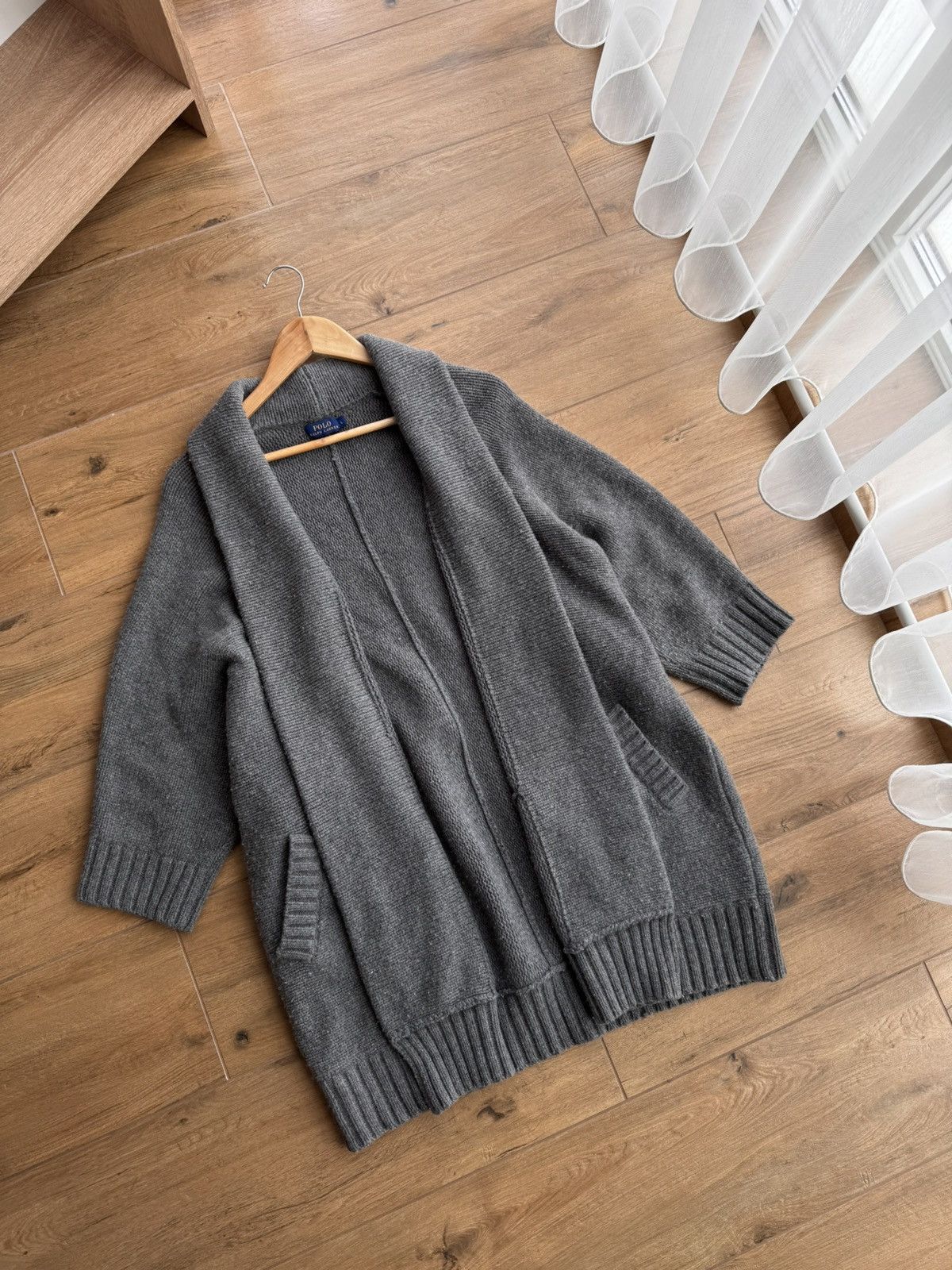 Polo Ralph Lauren × Vintage Vintage Polo Ralph Lauren Merino Wool Heavyweight Poncho Size US L / EU 52-54 / 3 - 4 Thumbnail