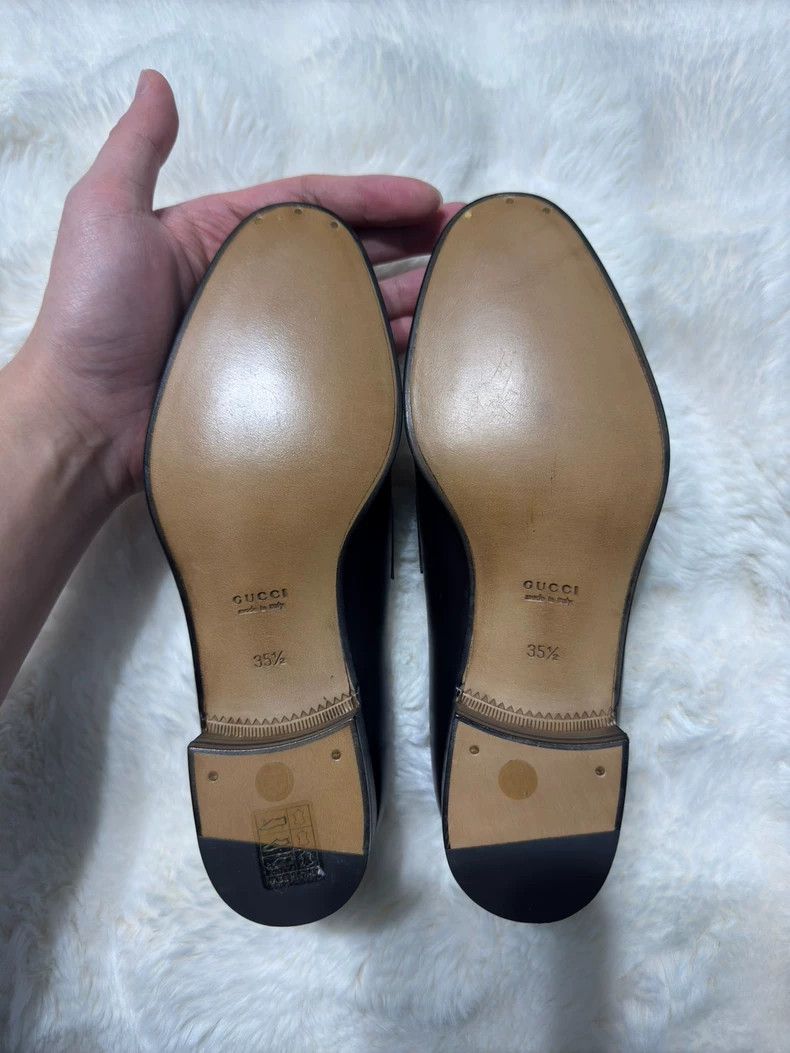 Gucci Gucci Fringed loafers shoes Size US 5 / IT 35 - 6 Thumbnail