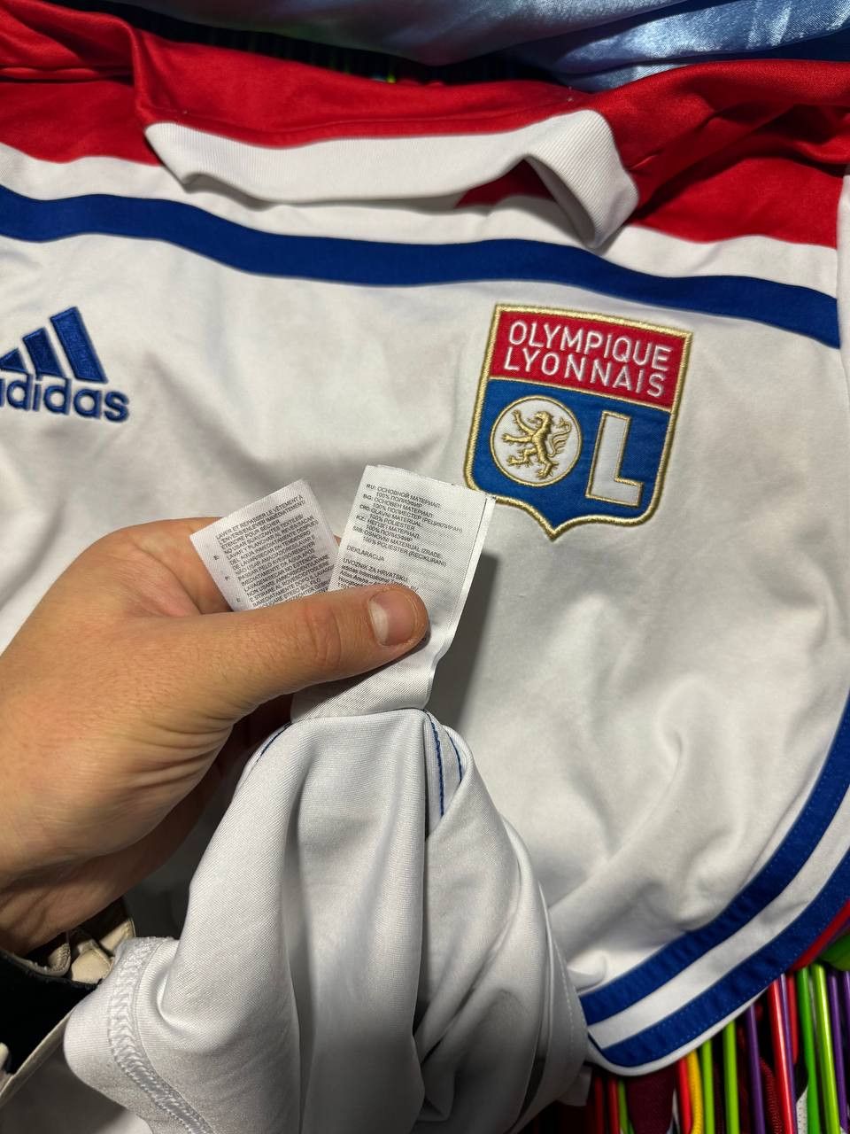 Adidas × Vintage Vintage Olympique Lyonnais 2018/19 Adidas Soccer Jersey Size US S / EU 44-46 / 1 - 18 Thumbnail