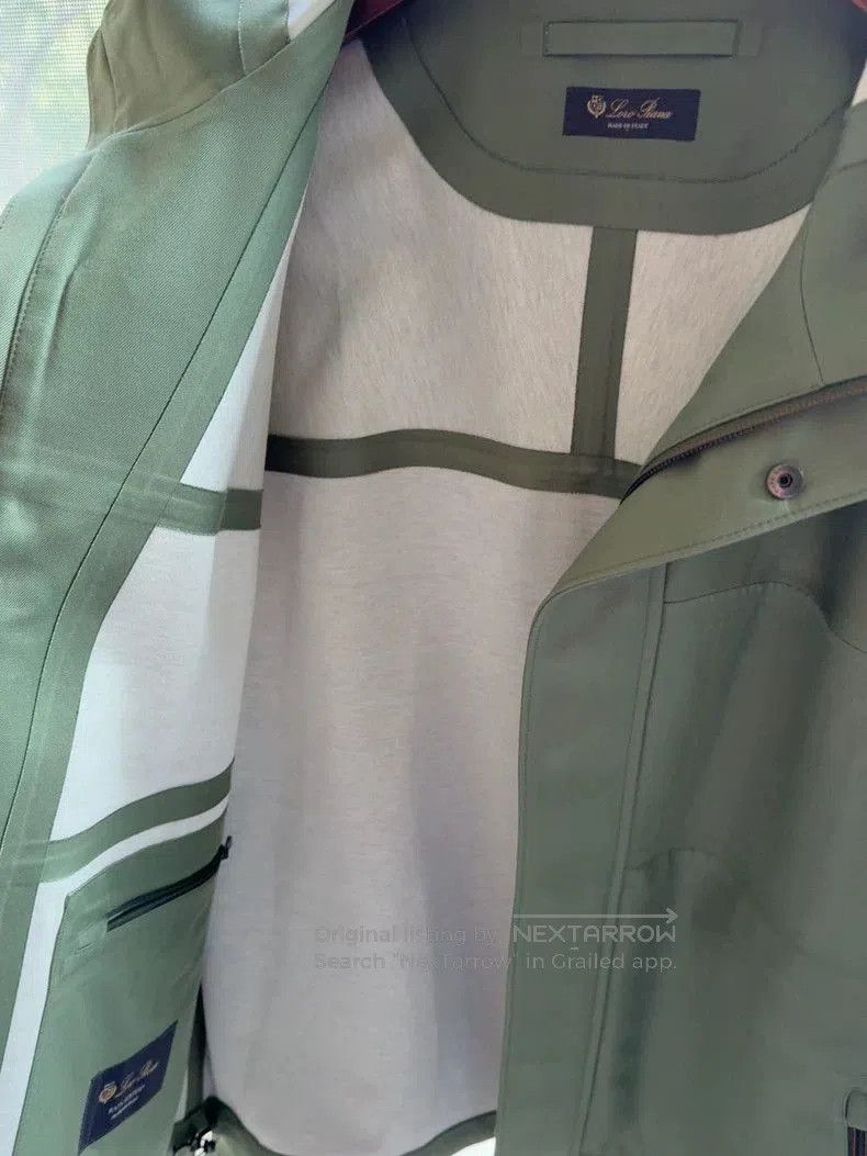 Loro Piana Loro Piana Silk Hooded Jacket. Size US M / EU 48-50 / 2 - 8 Thumbnail