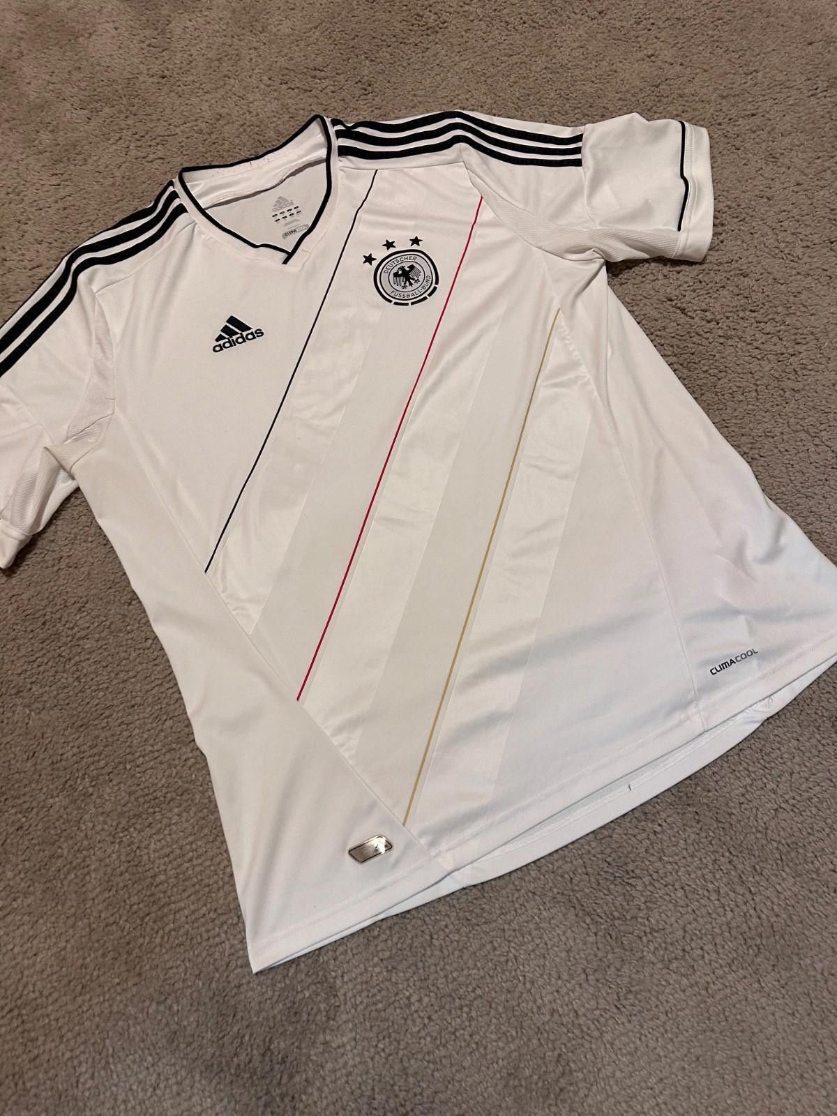 Adidas GERMANY 2012 2013 Home Football Shirt Soccer Jersey Adidas Size US XL / EU 56 / 4 - 3 Thumbnail