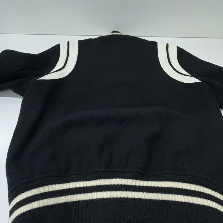 Saint Laurent Paris Saint Laurent Black SS22 Teddy Varsity Jacket -2507 Size S / US 4 / IT 40 - 9 Thumbnail