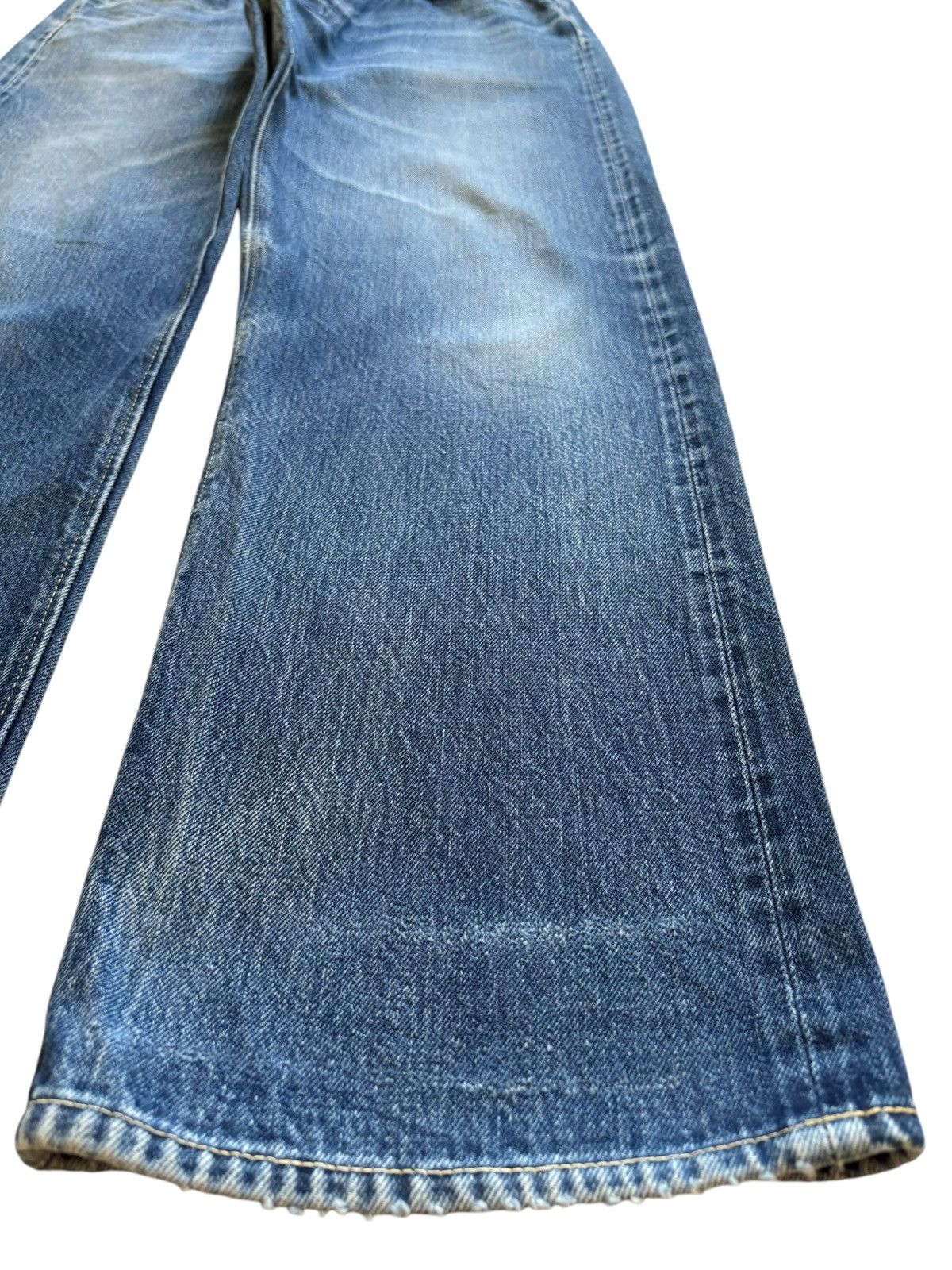 Sugar Cane Vintage Japanese Sugar Canes Toyo Selvedge Baggy Style Jeans Size US 31 - 8 Thumbnail