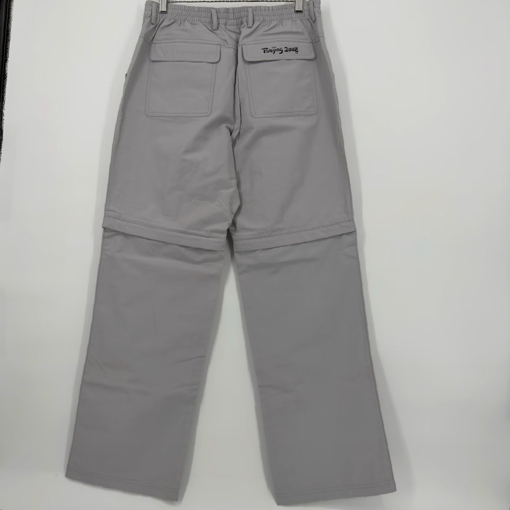 Adidas Adidas Beijing 2008 Paralympic Games Convertible Pants 2XL Gray Unisex Adults Track Pants Regular Size Pants Mens Womens Boys Girls Size US 39 - 4 Thumbnail